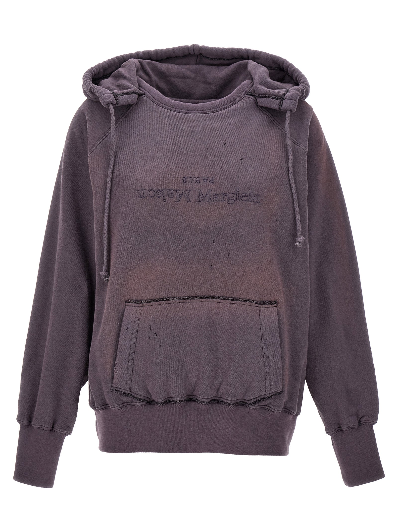 Purple Cotton Hoodie