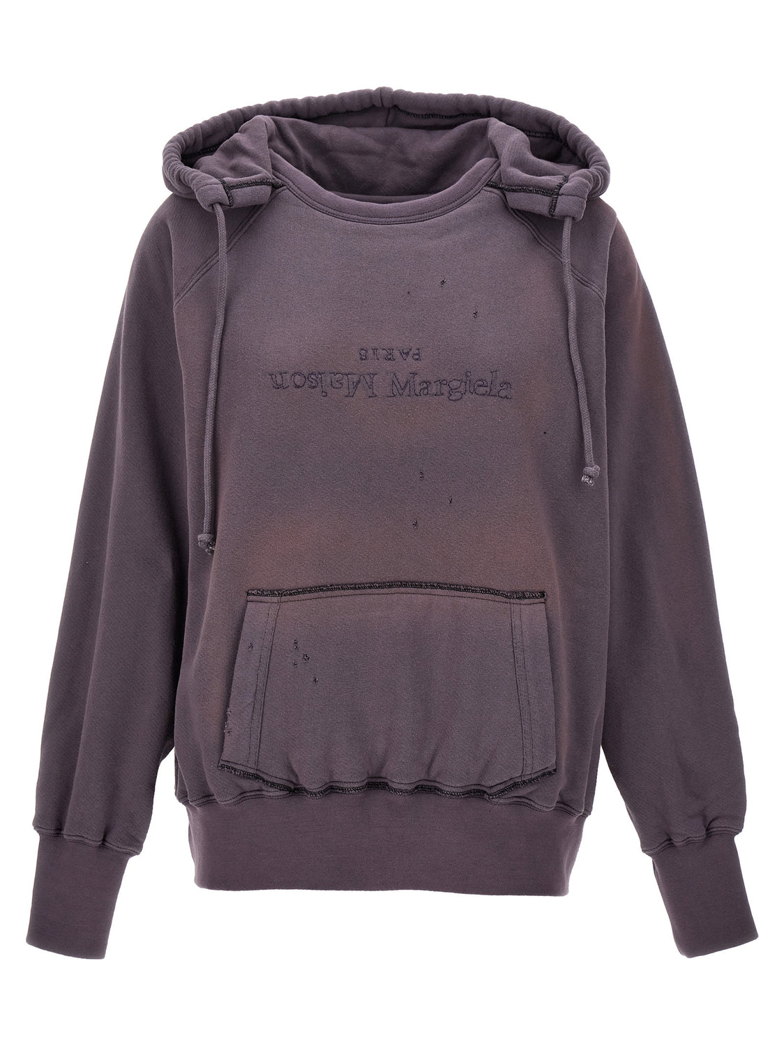 Purple Cotton Hoodie