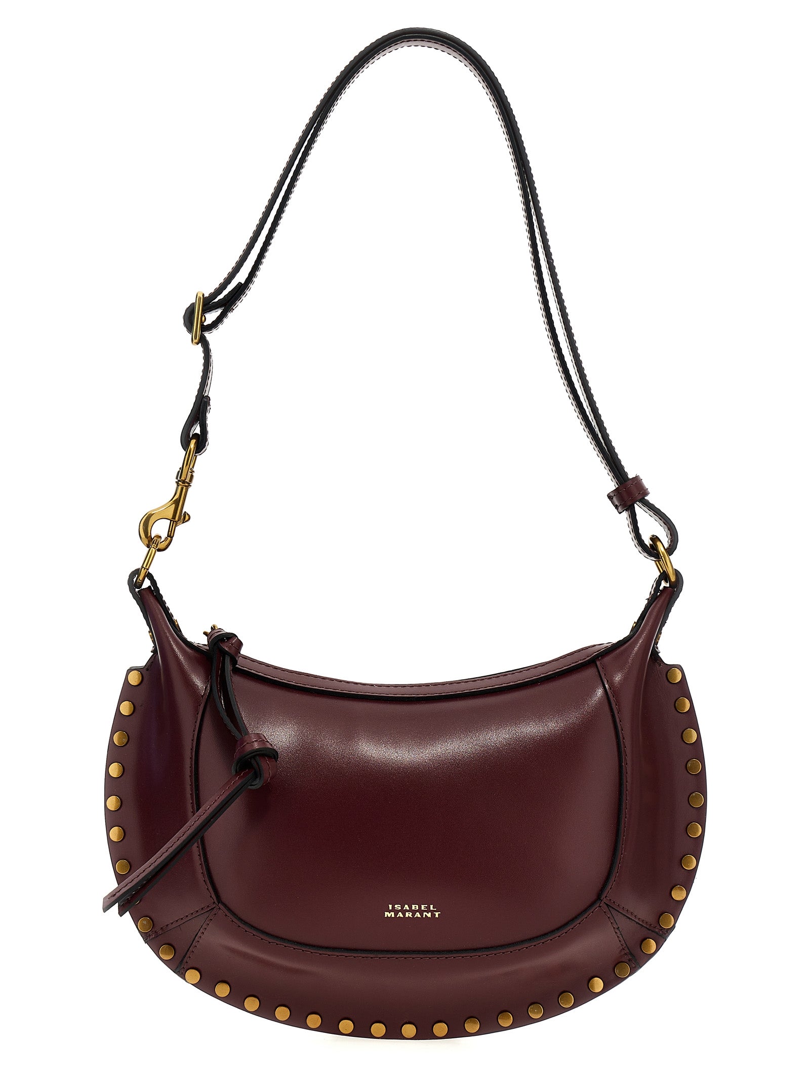 Bordeaux Cowhide Shoulder Bag
