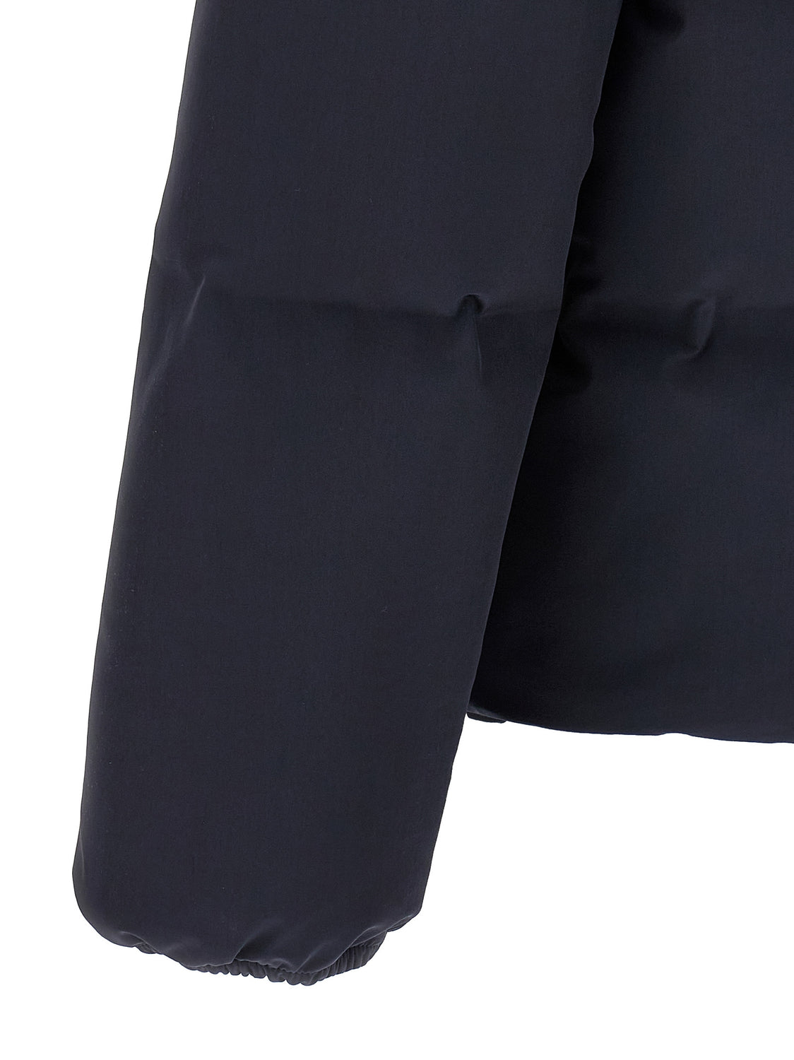 Blue Polyamide Full-Length Jacket