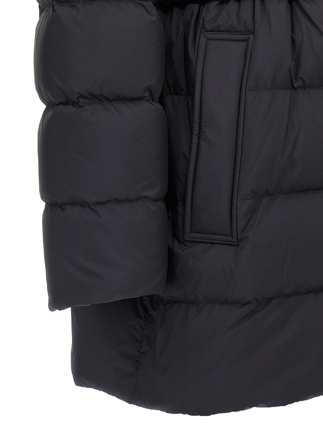 Black Polyamide Coat