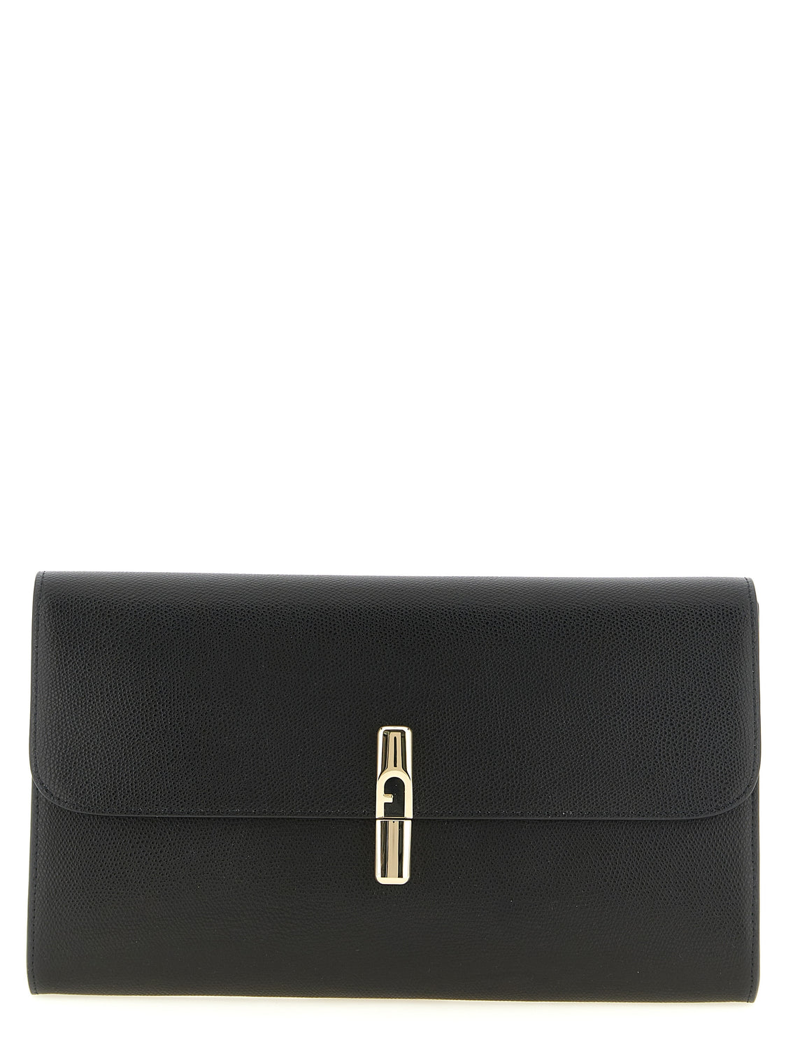 Black Calfskin Clutch Bag