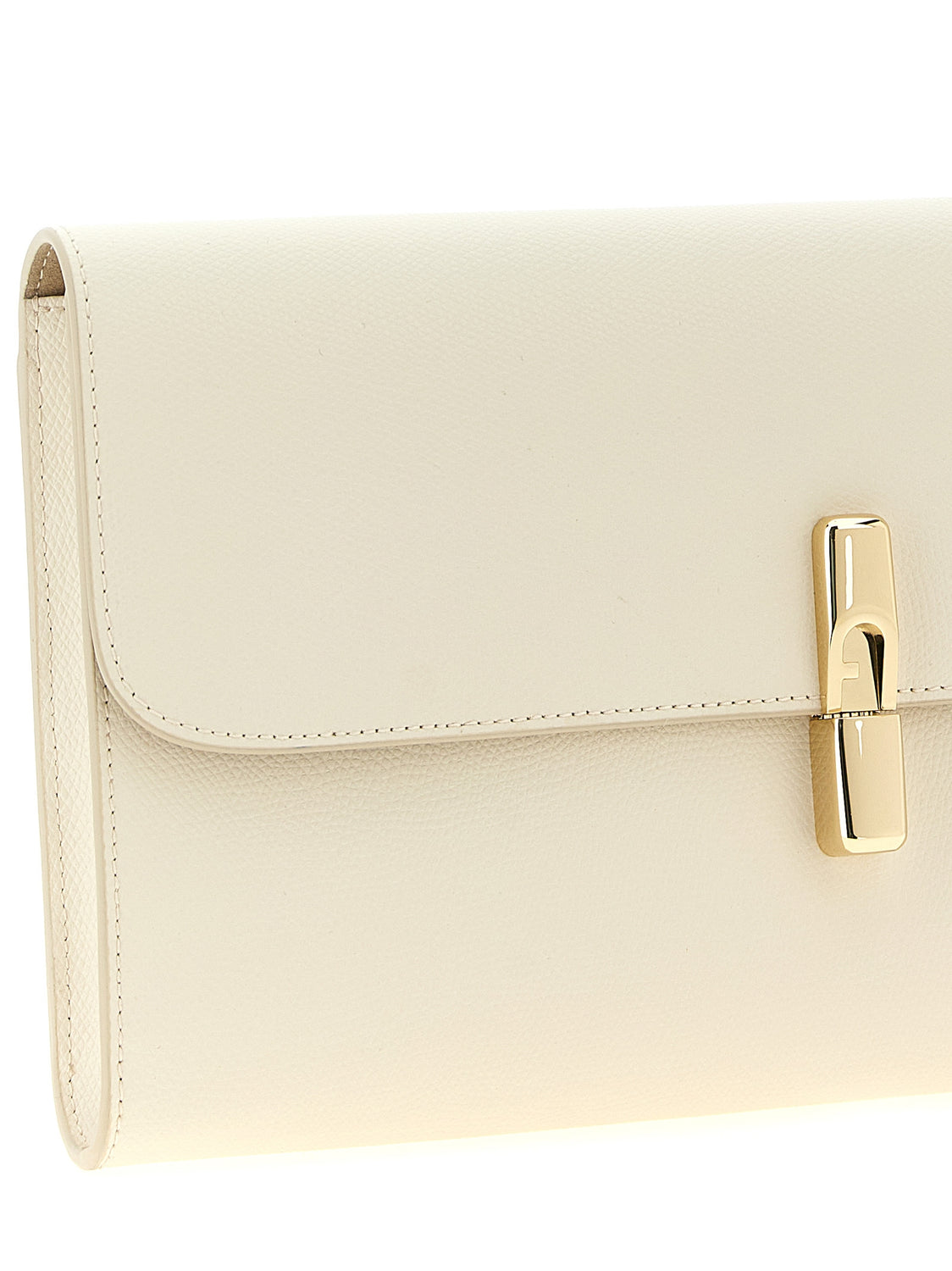 White Calfskin Clutch Bag