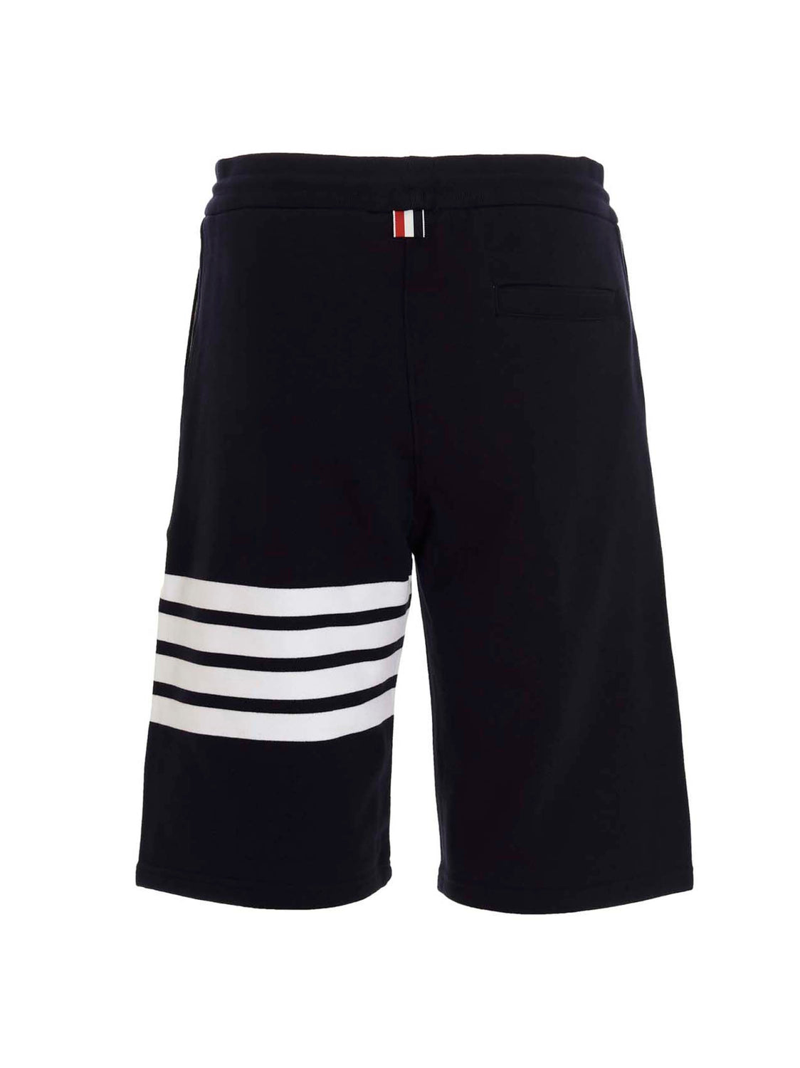 Blue Cotton Bermuda Shorts