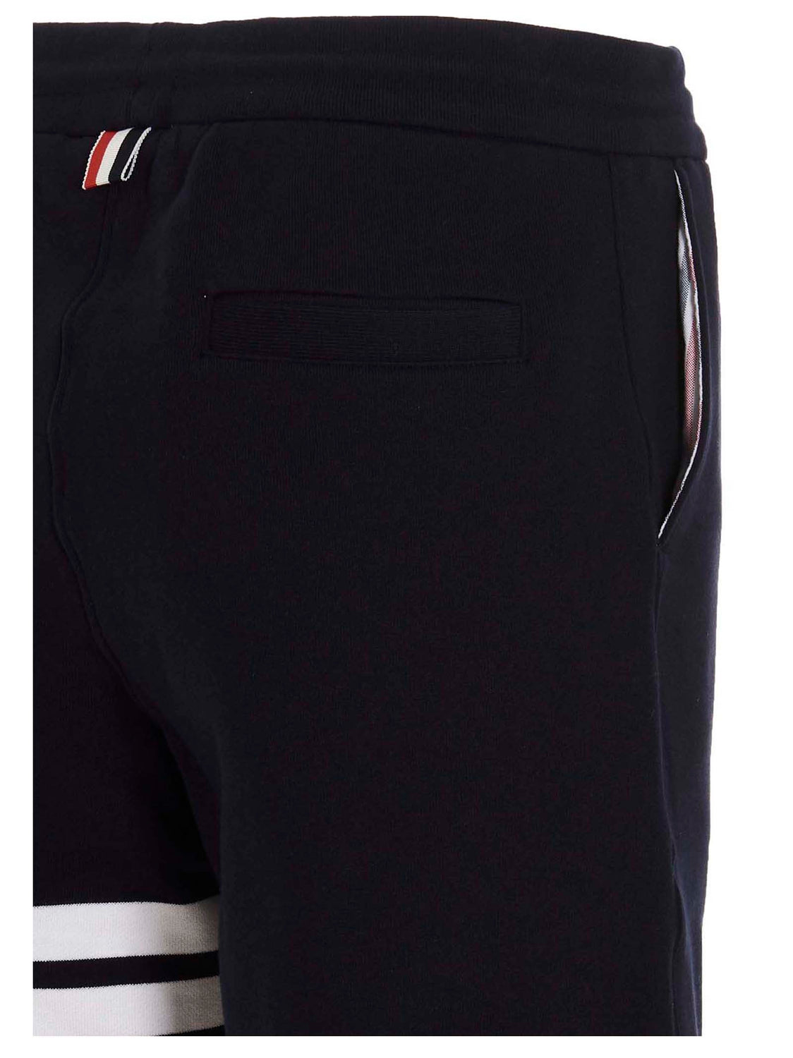 Blue Cotton Bermuda Shorts