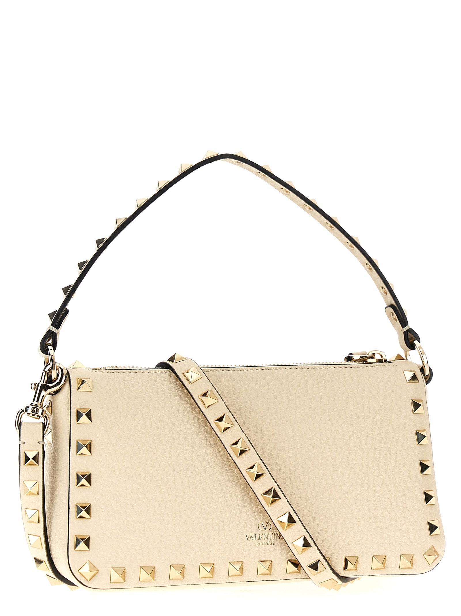 White Calfskin Shoulder Bag