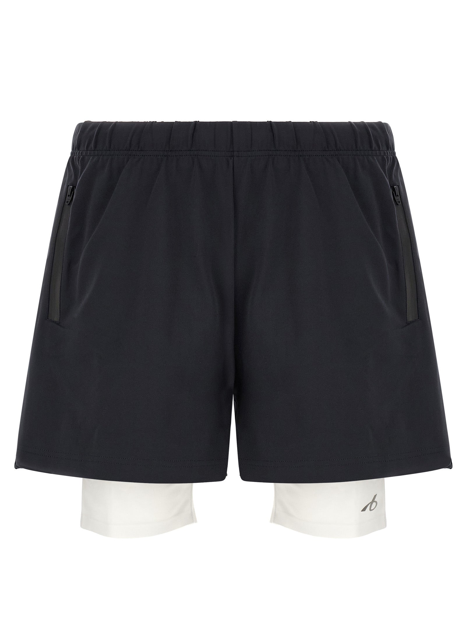 Bicolor Polyamide Bermuda Shorts