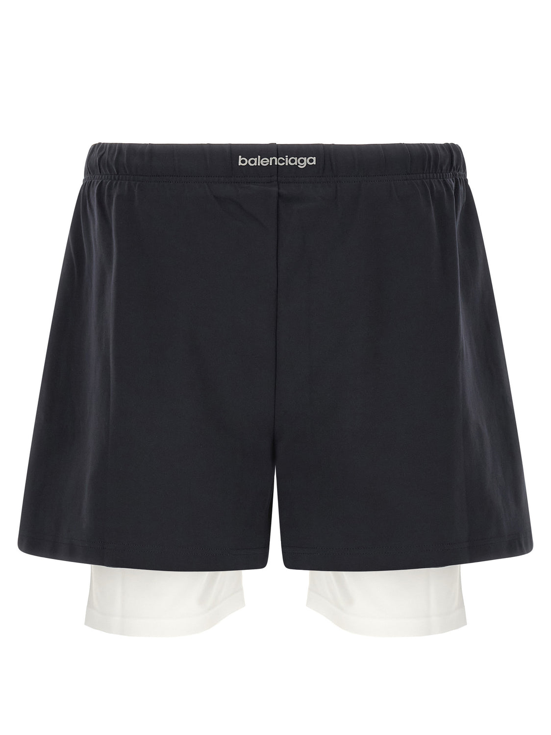 Bicolor Polyamide Bermuda Shorts