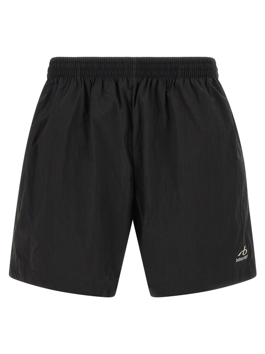 Black Polyamide Shorts