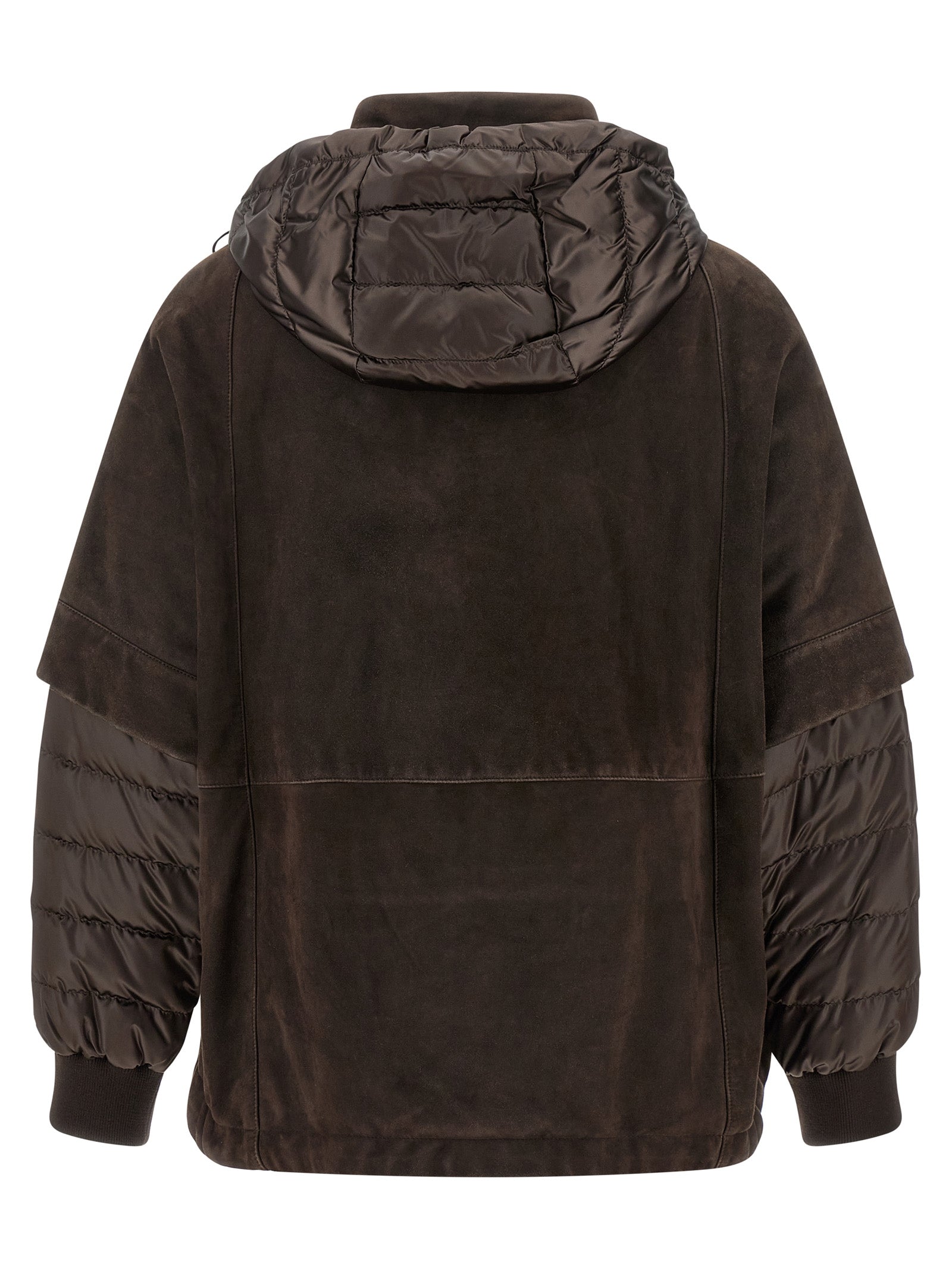 Brown Wool Leather Jacket