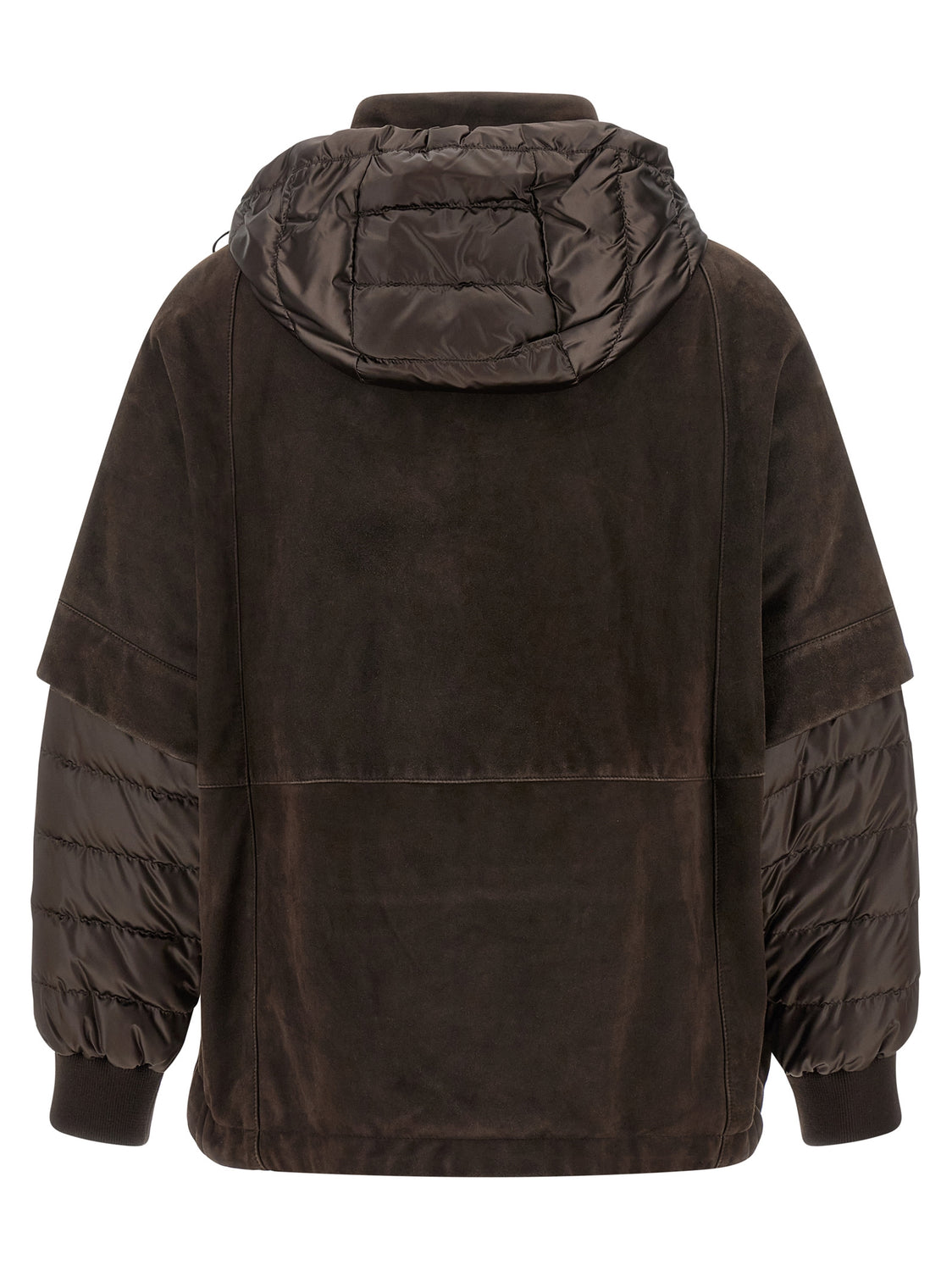 Brown Wool Leather Jacket