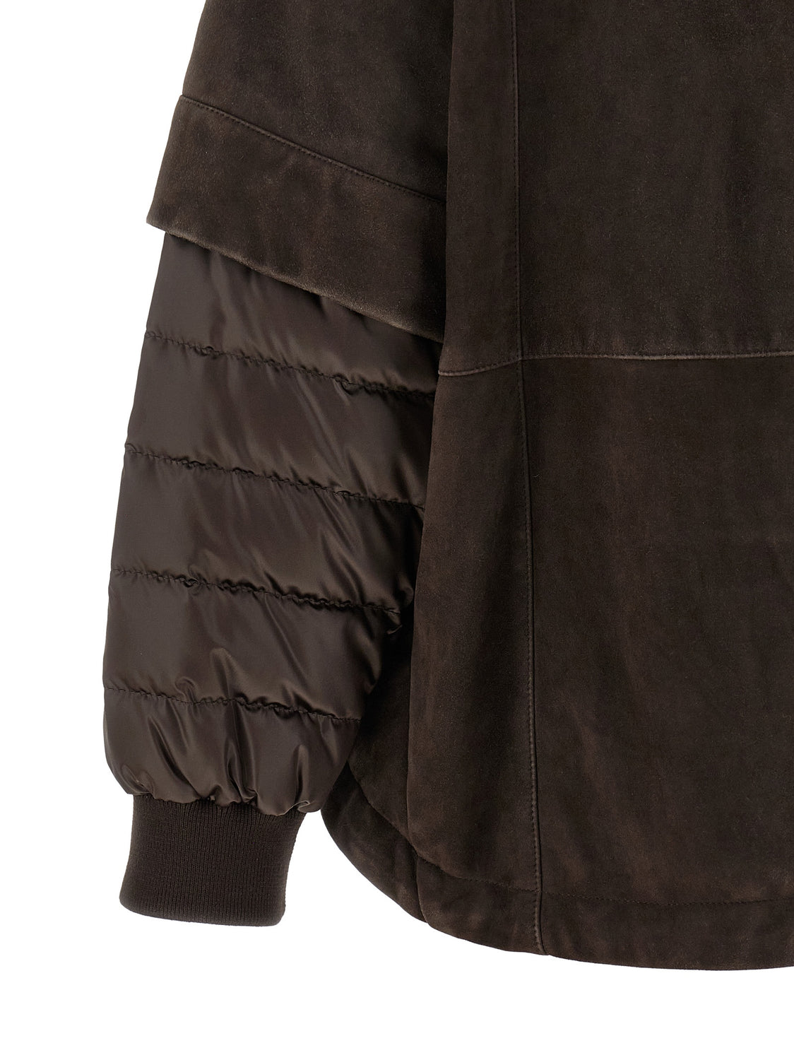 Brown Wool Leather Jacket