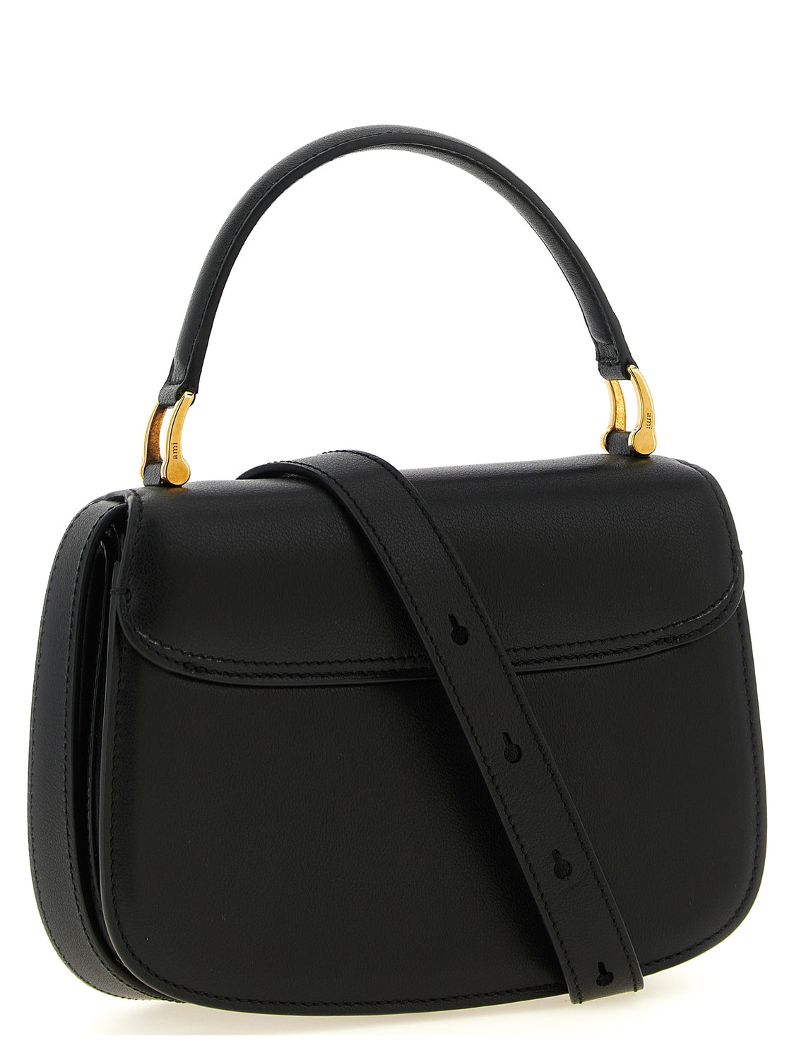 Black Cowhide Handbag