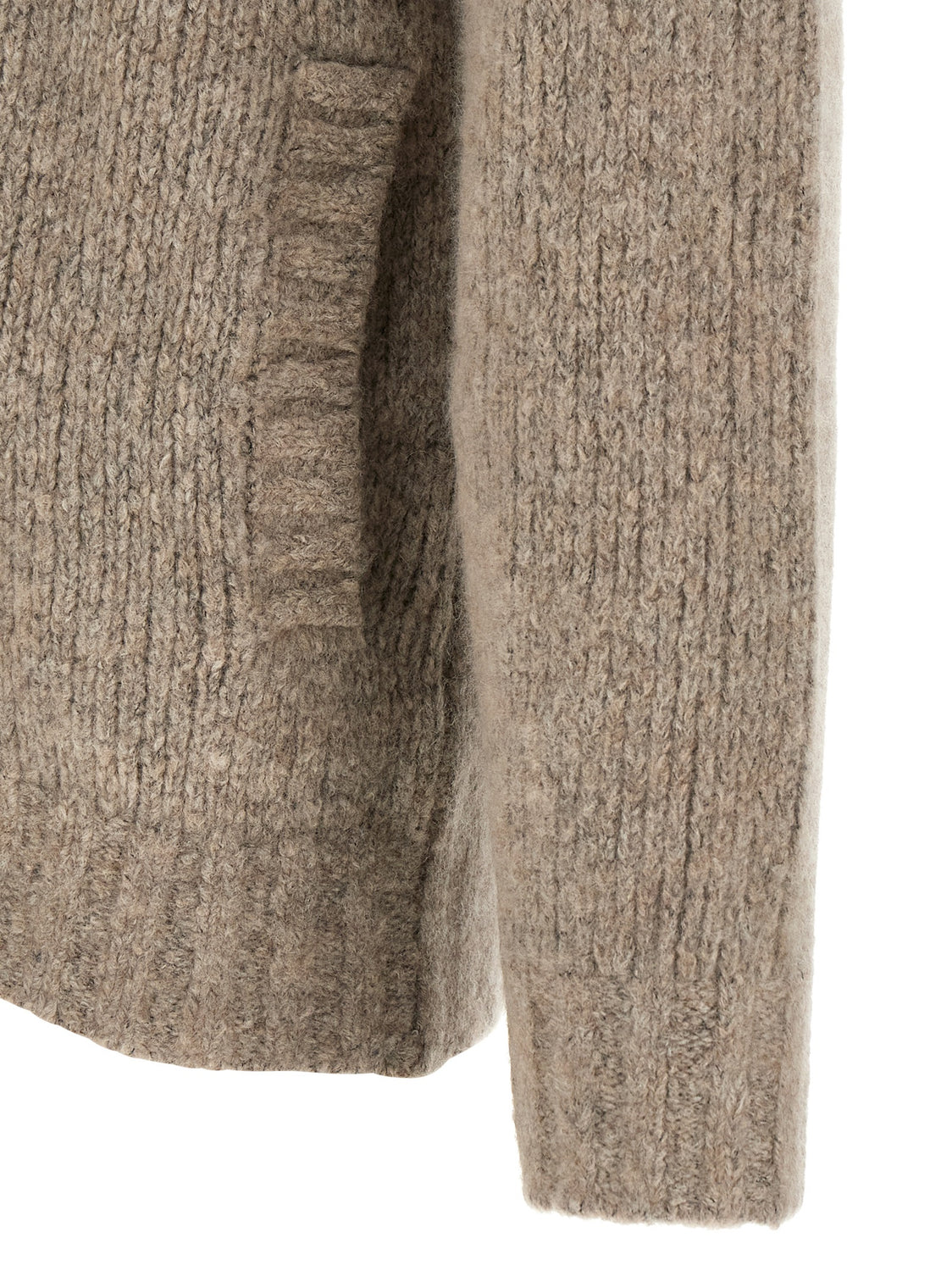 Beige Cashmere Cardigan