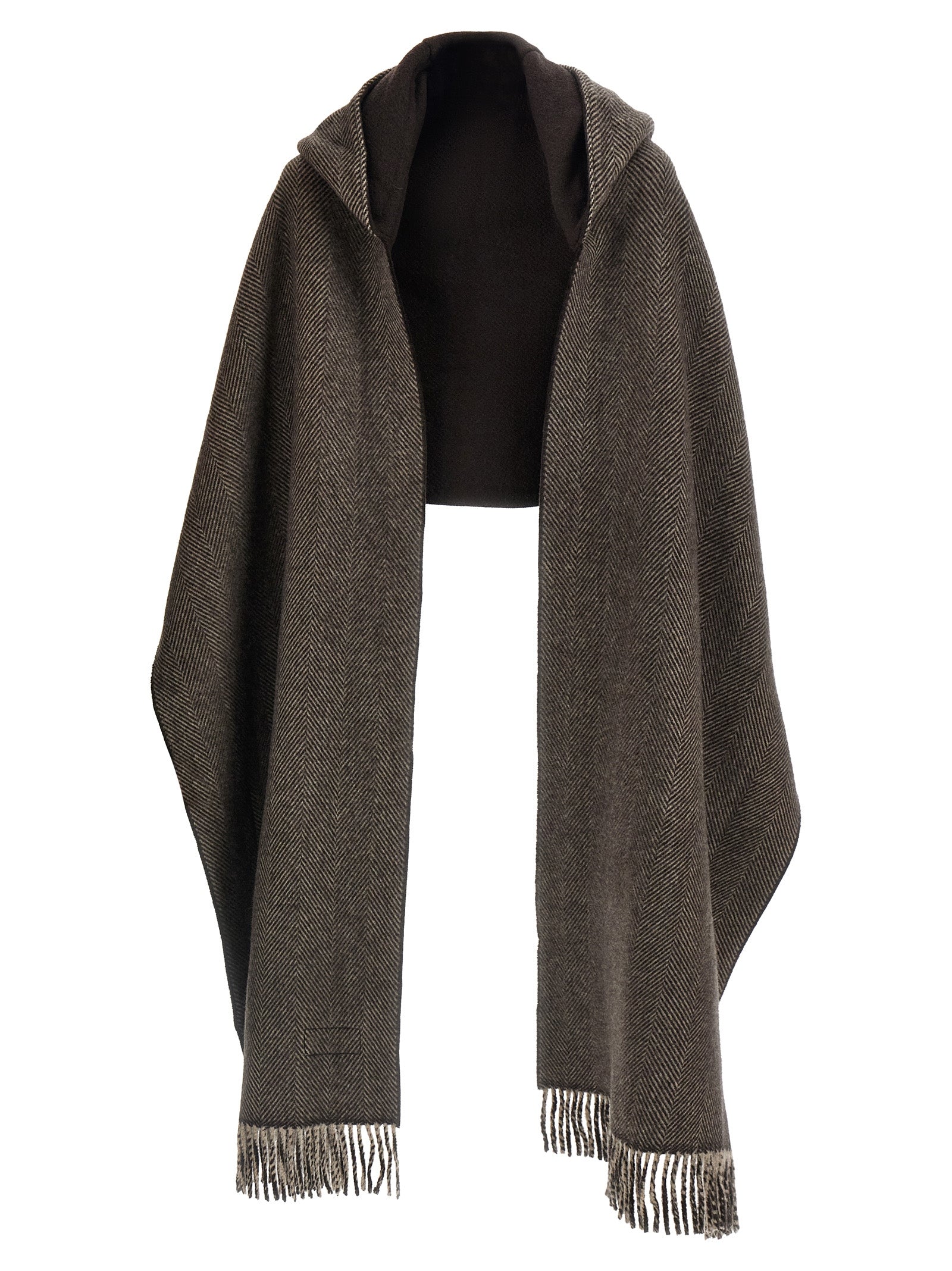 Brown Cashmere Scarf