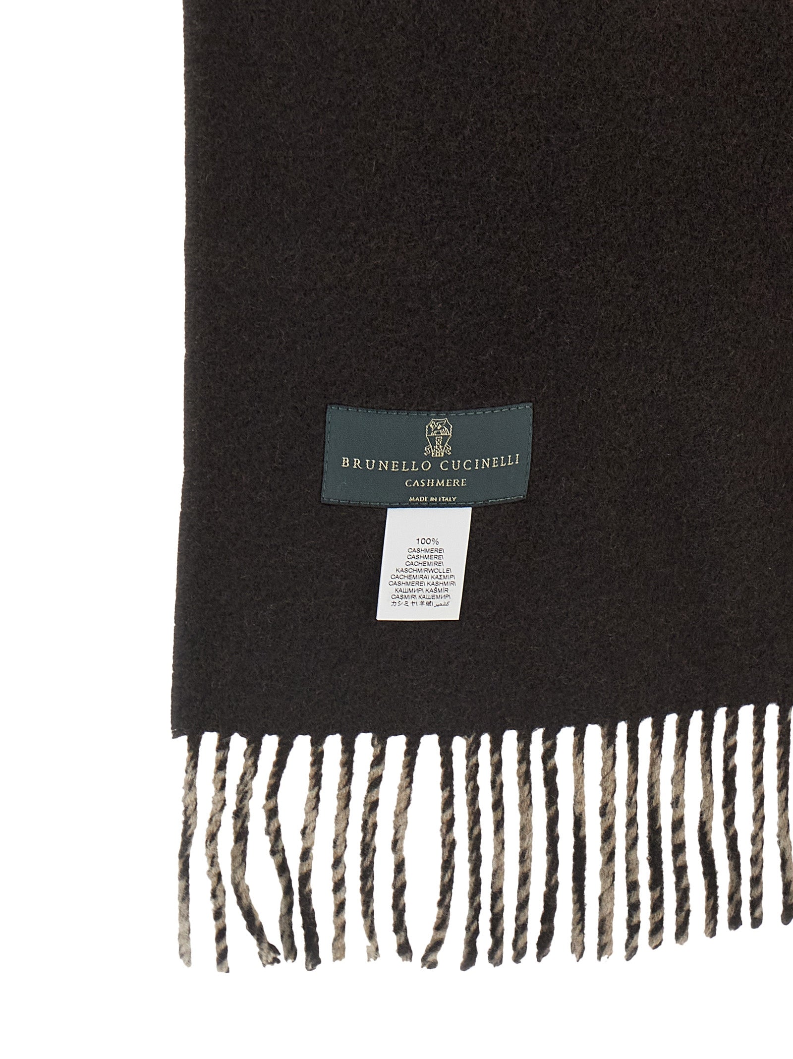 Brown Cashmere Scarf