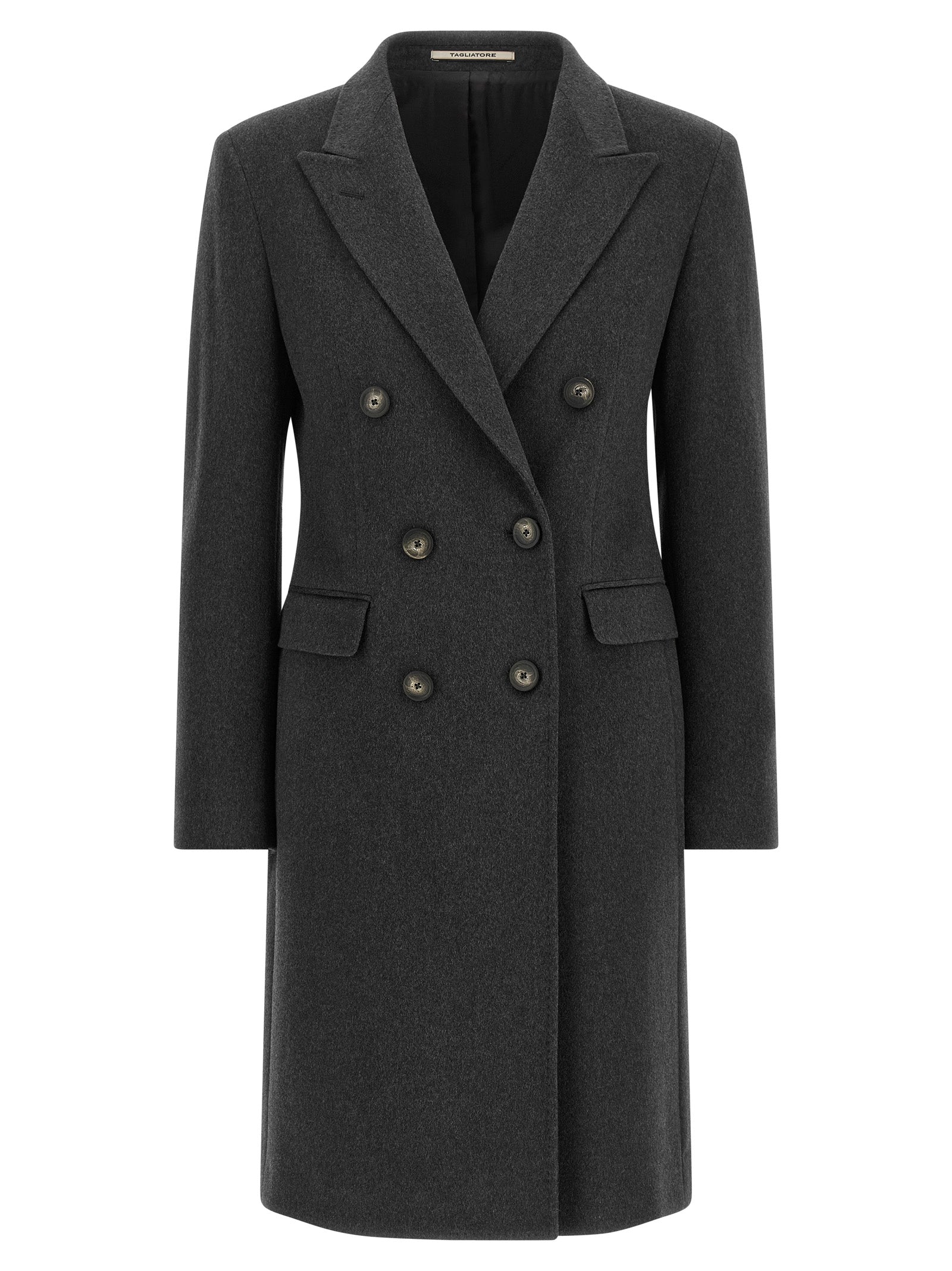 Gray Virgin Wool Coat