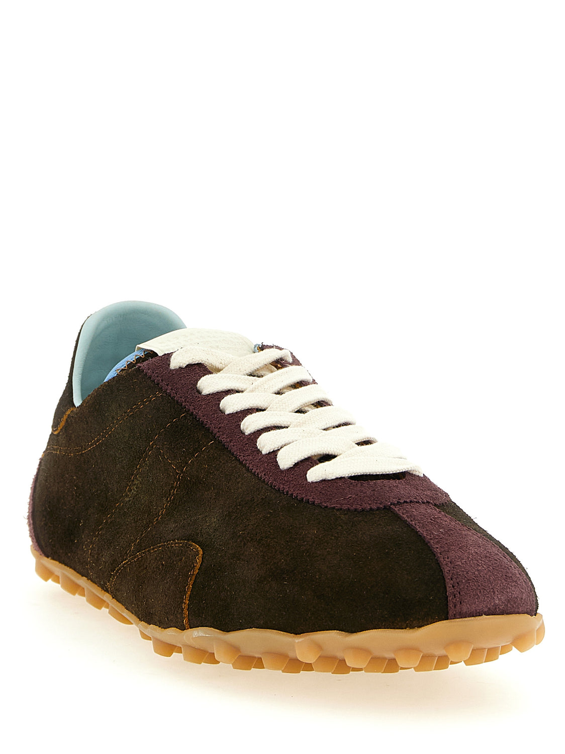 Brown Calfskin Athletic Sneakers