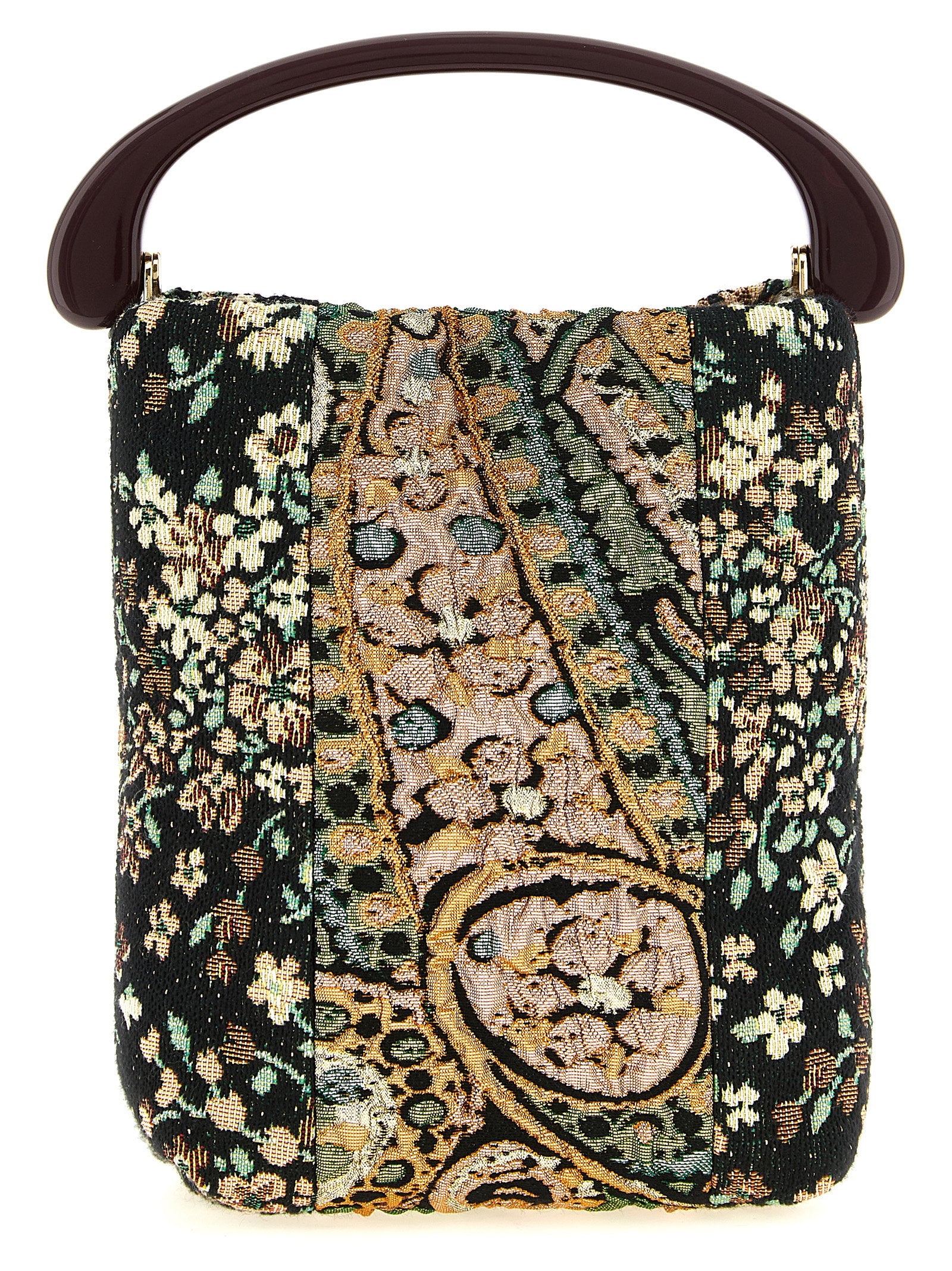 Multicolor Polyester Handbag