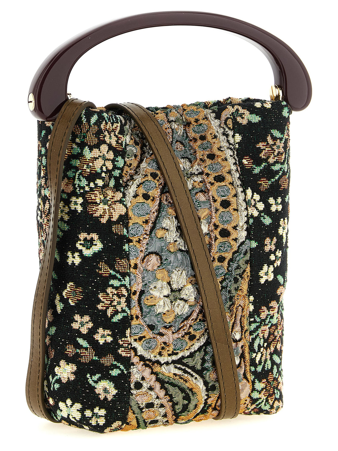Multicolor Polyester Handbag