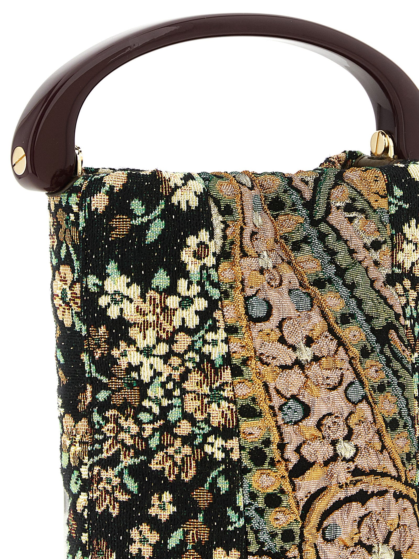 Multicolor Polyester Handbag
