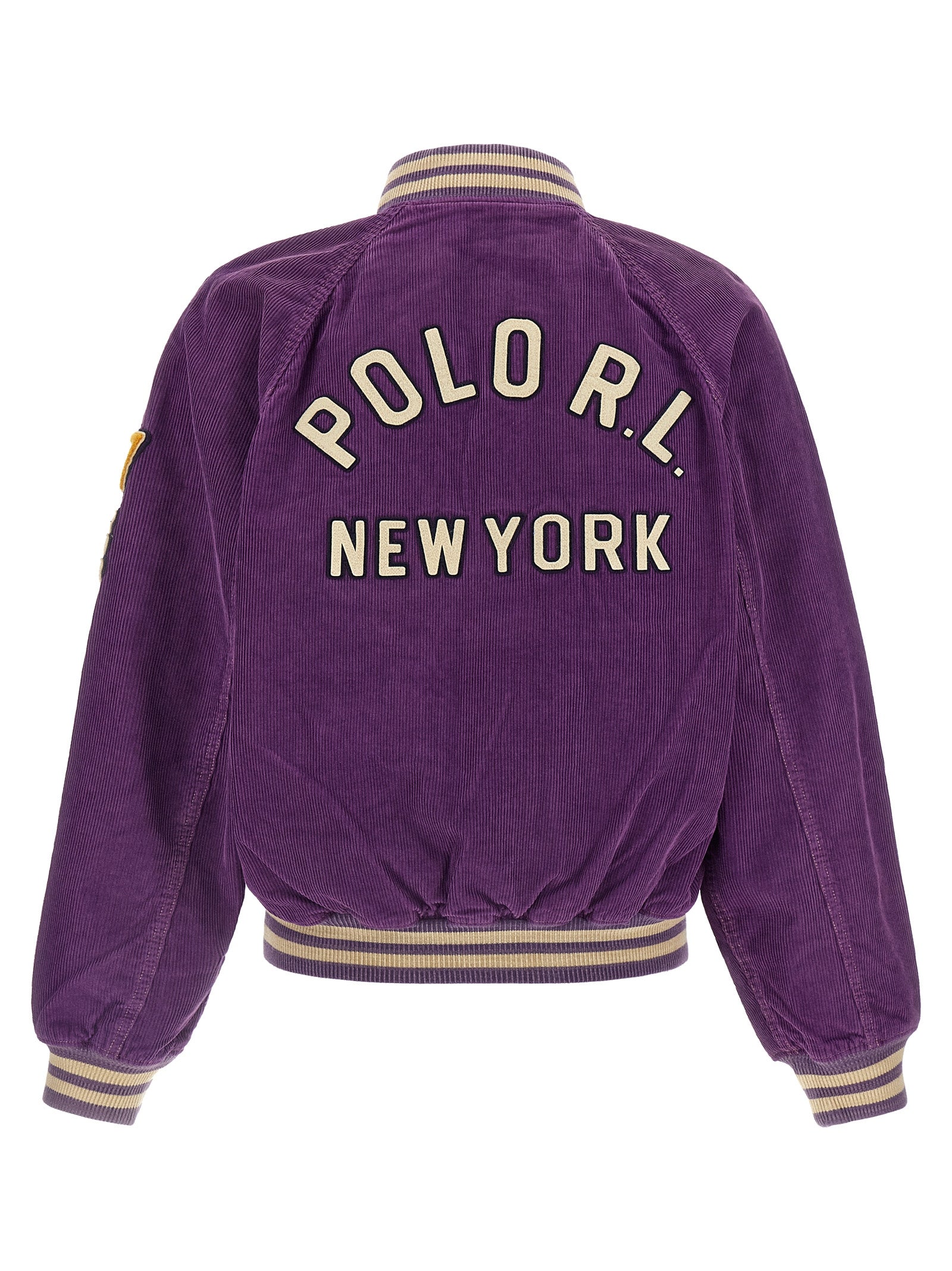 Purple Cotton Bomber