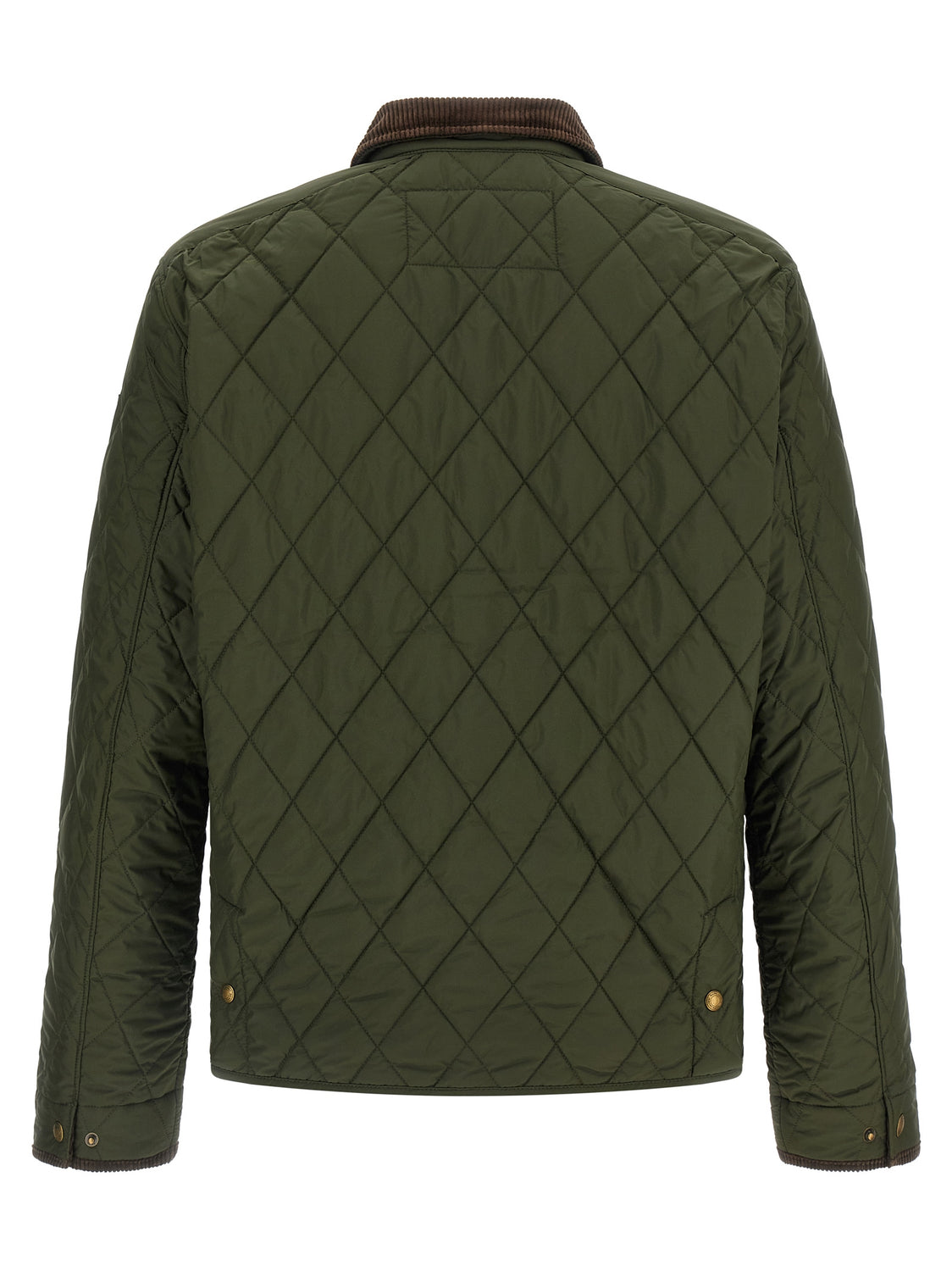 Bicolor Polyester Full-Length Jacket