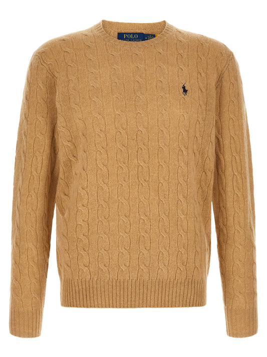 Beige Wool Cardigan