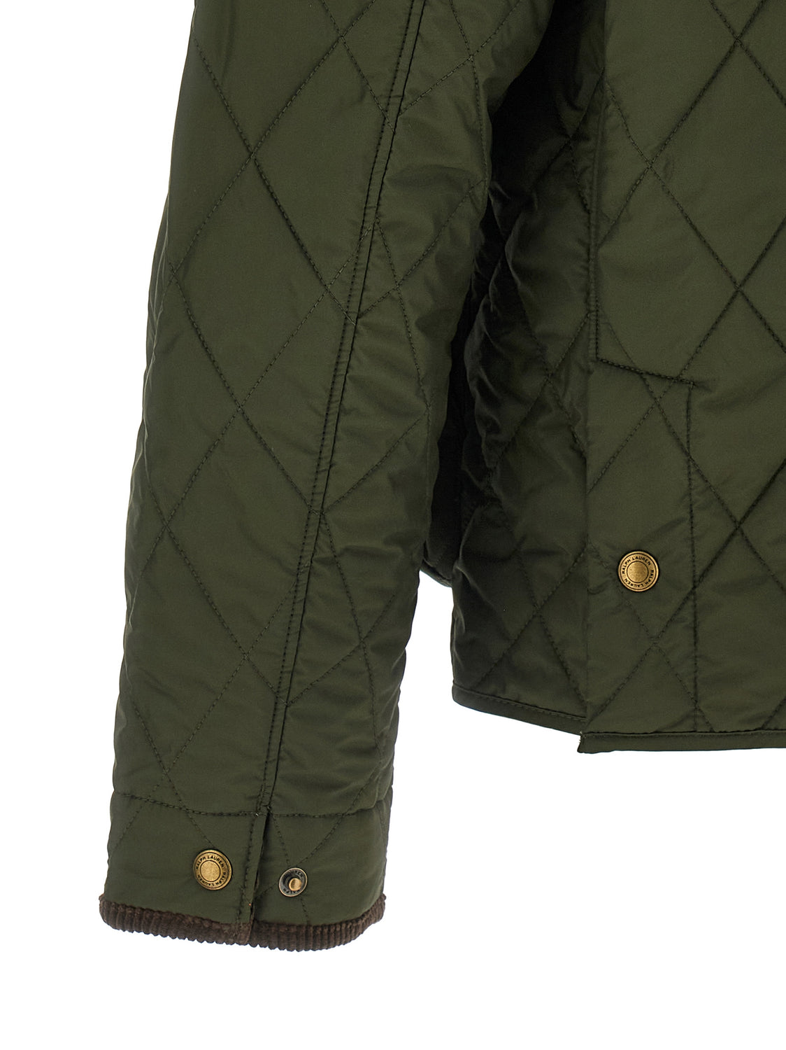 Bicolor Polyester Full-Length Jacket