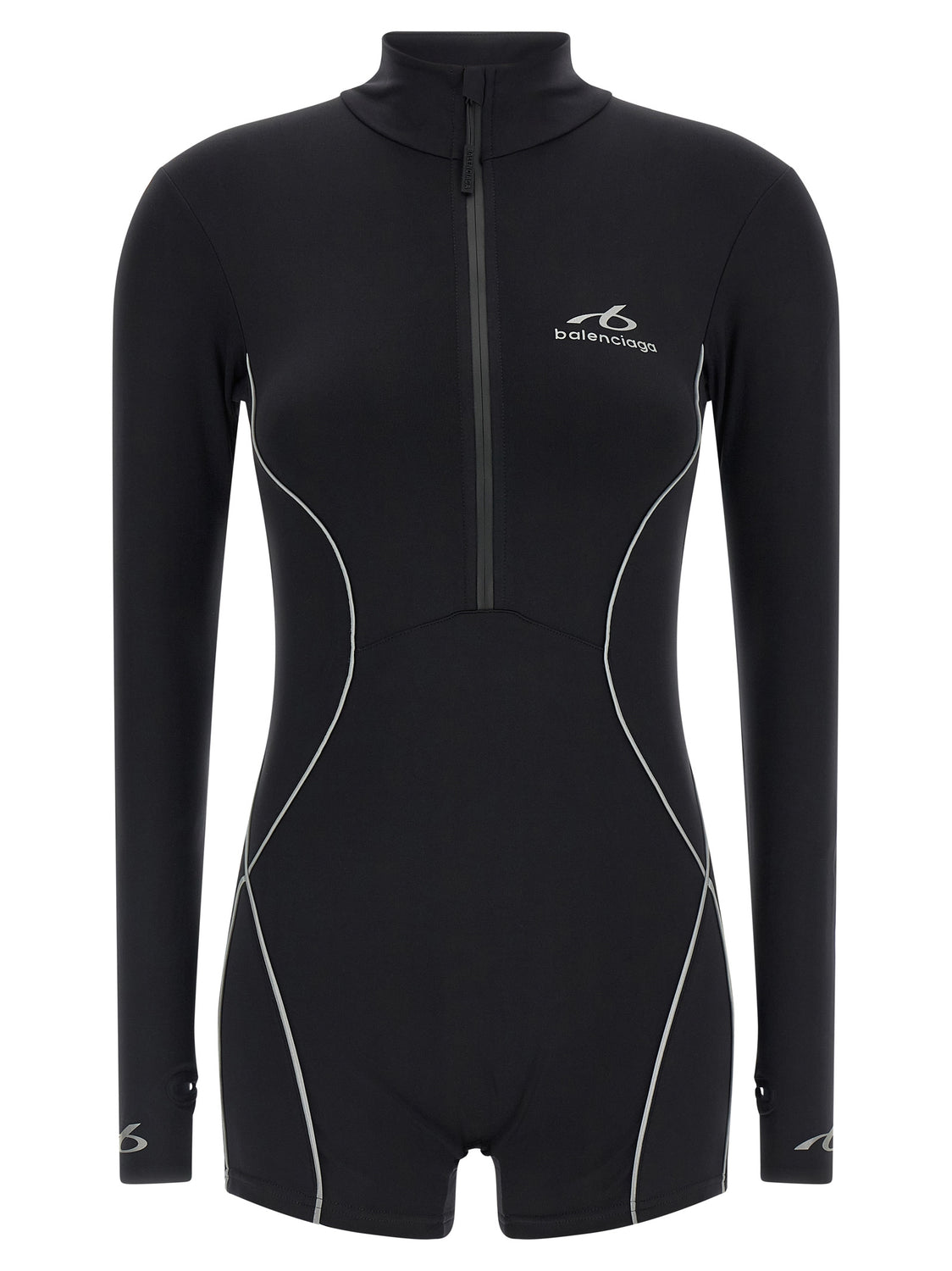 Black Polyamide Bodysuit