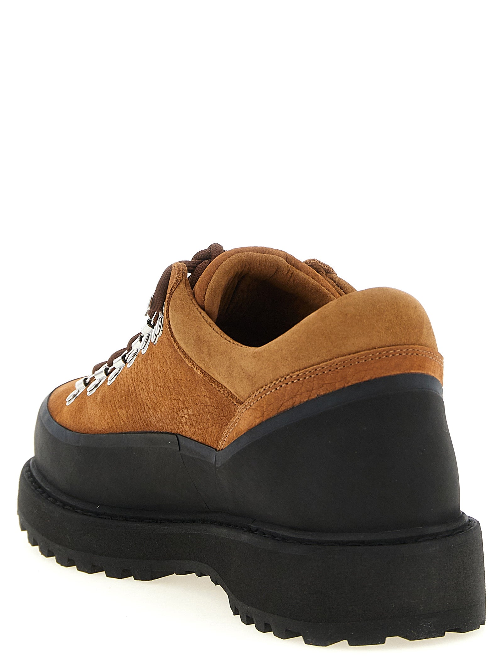 Brown Cowhide Ankle Boots