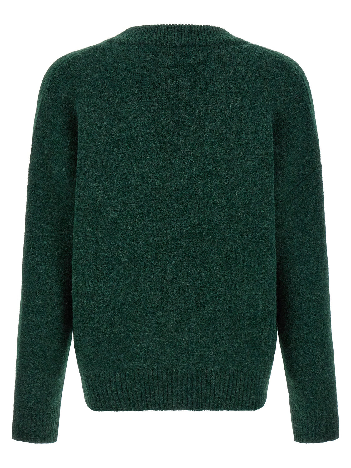 Bicolor Alpaca Leather Cardigan
