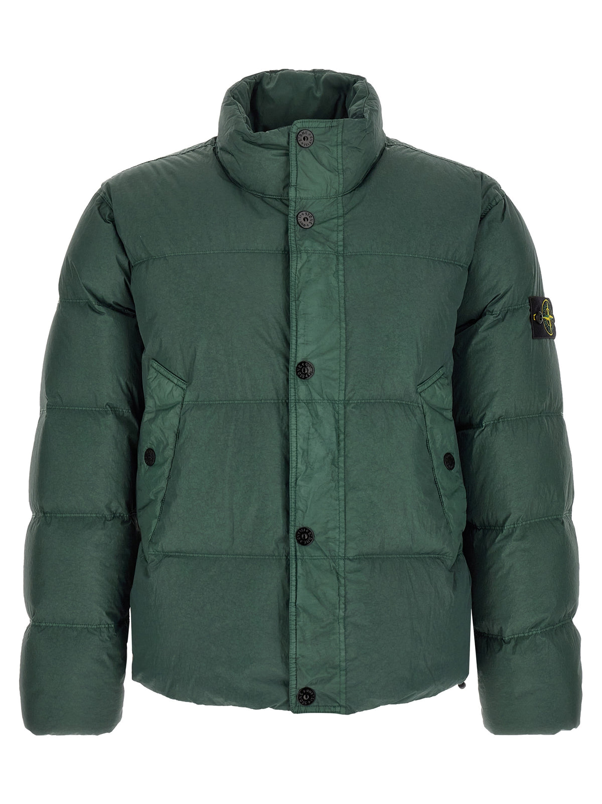 Bicolor Polyamide Full-Length Jacket