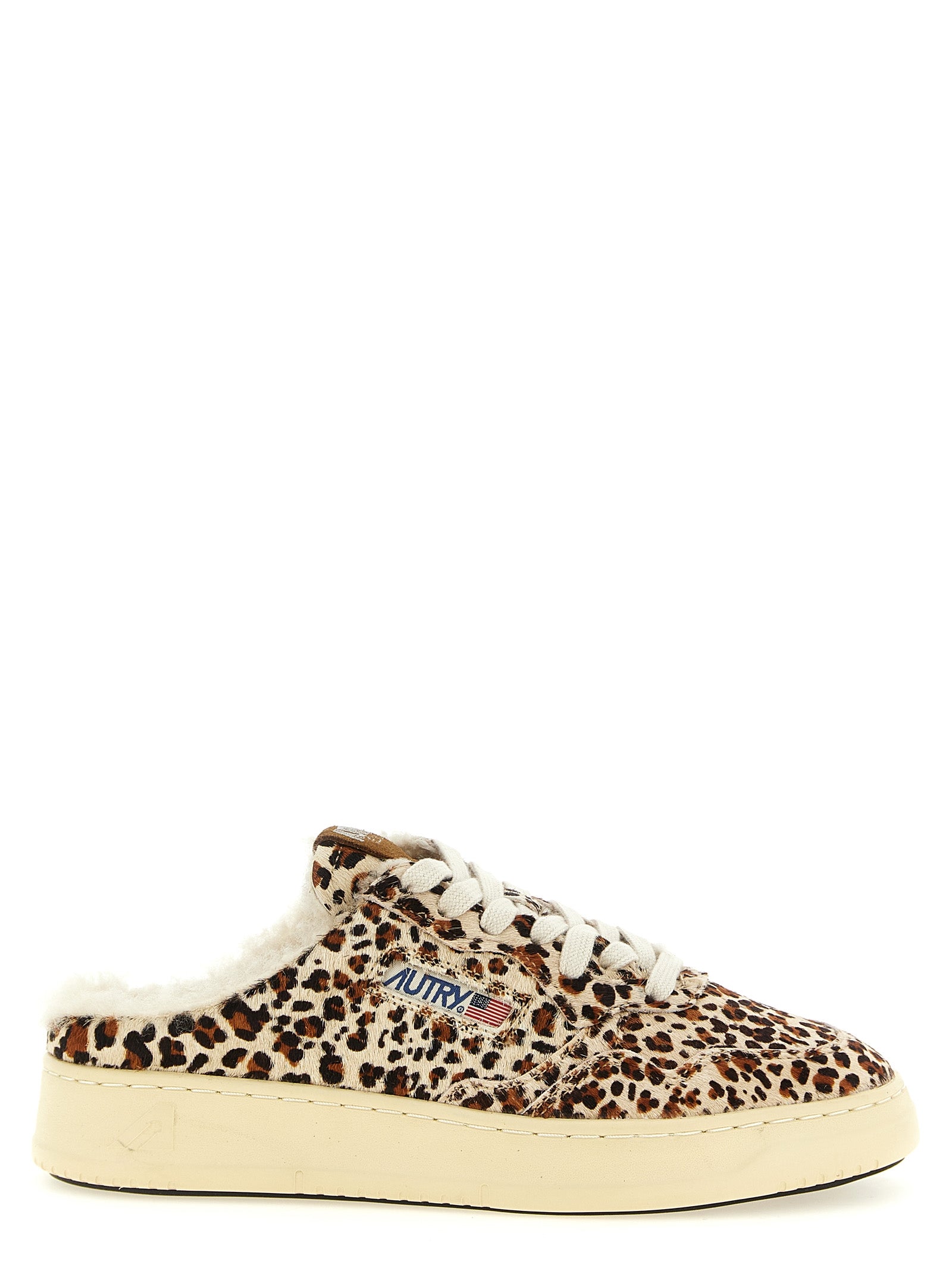 Brown Cowhide Low Top Sneakers
