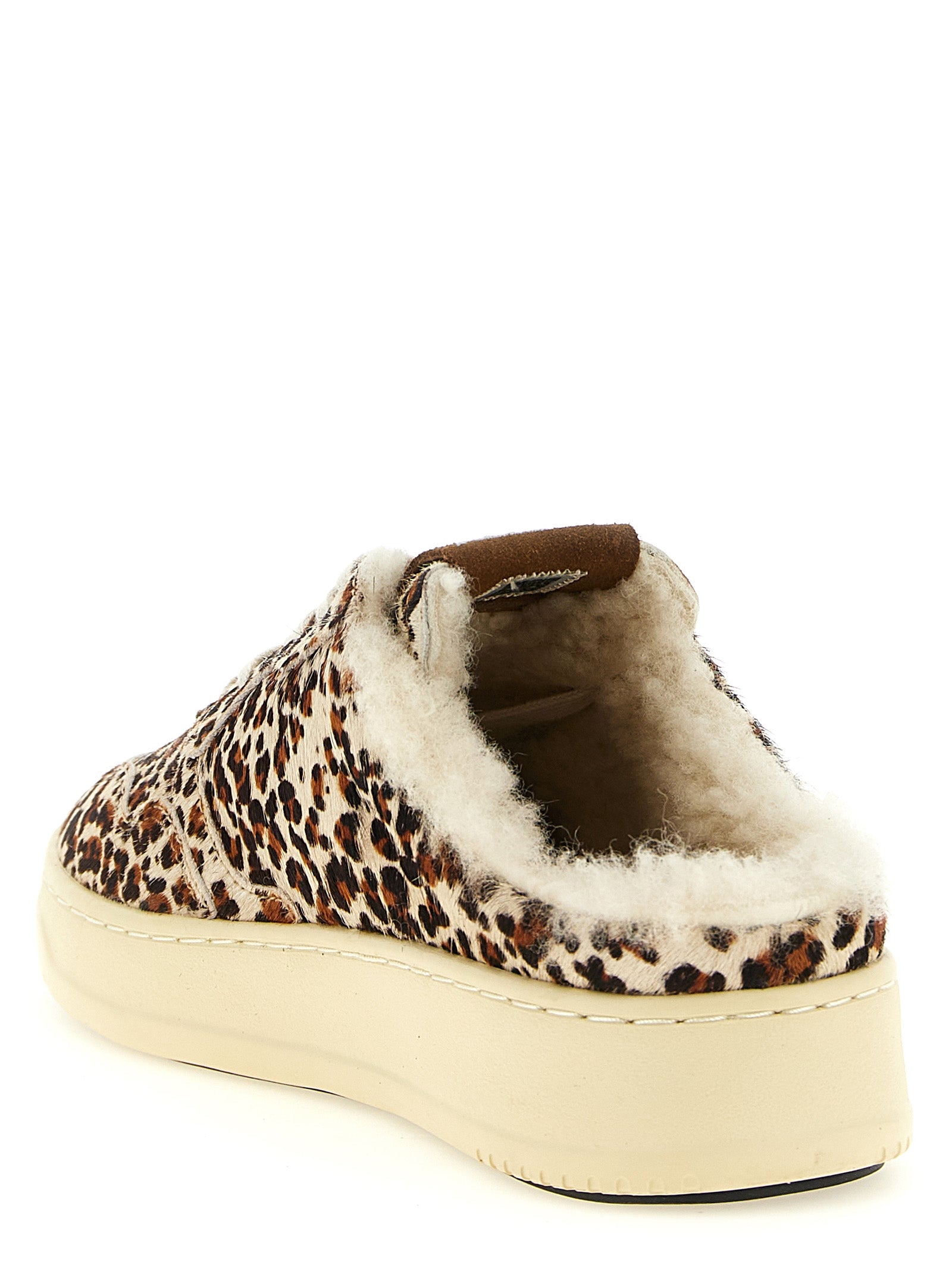 Brown Cowhide Low Top Sneakers