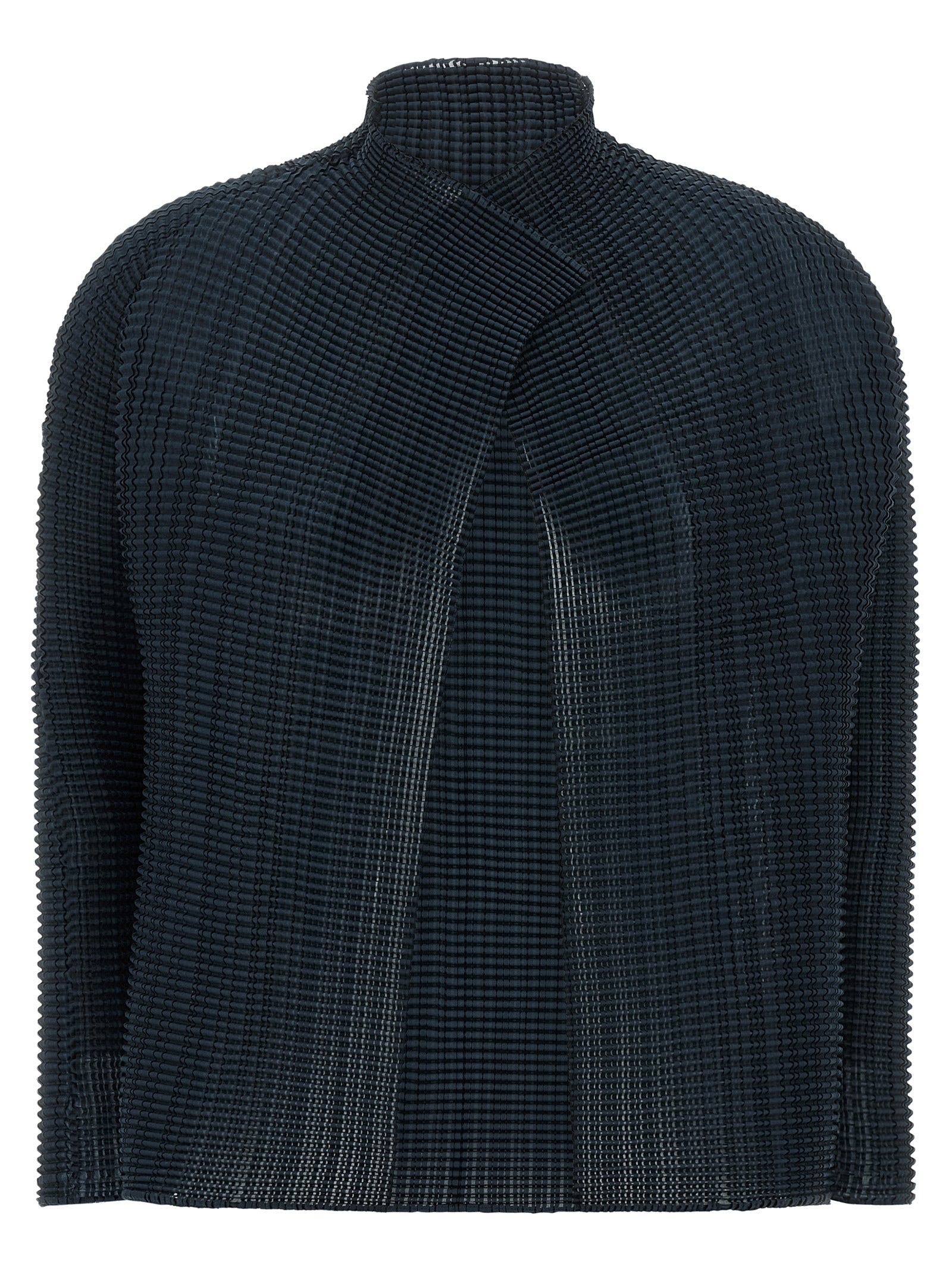 Blue Polyester Cardigan