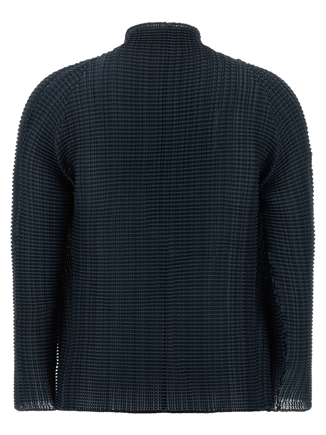 Blue Polyester Cardigan