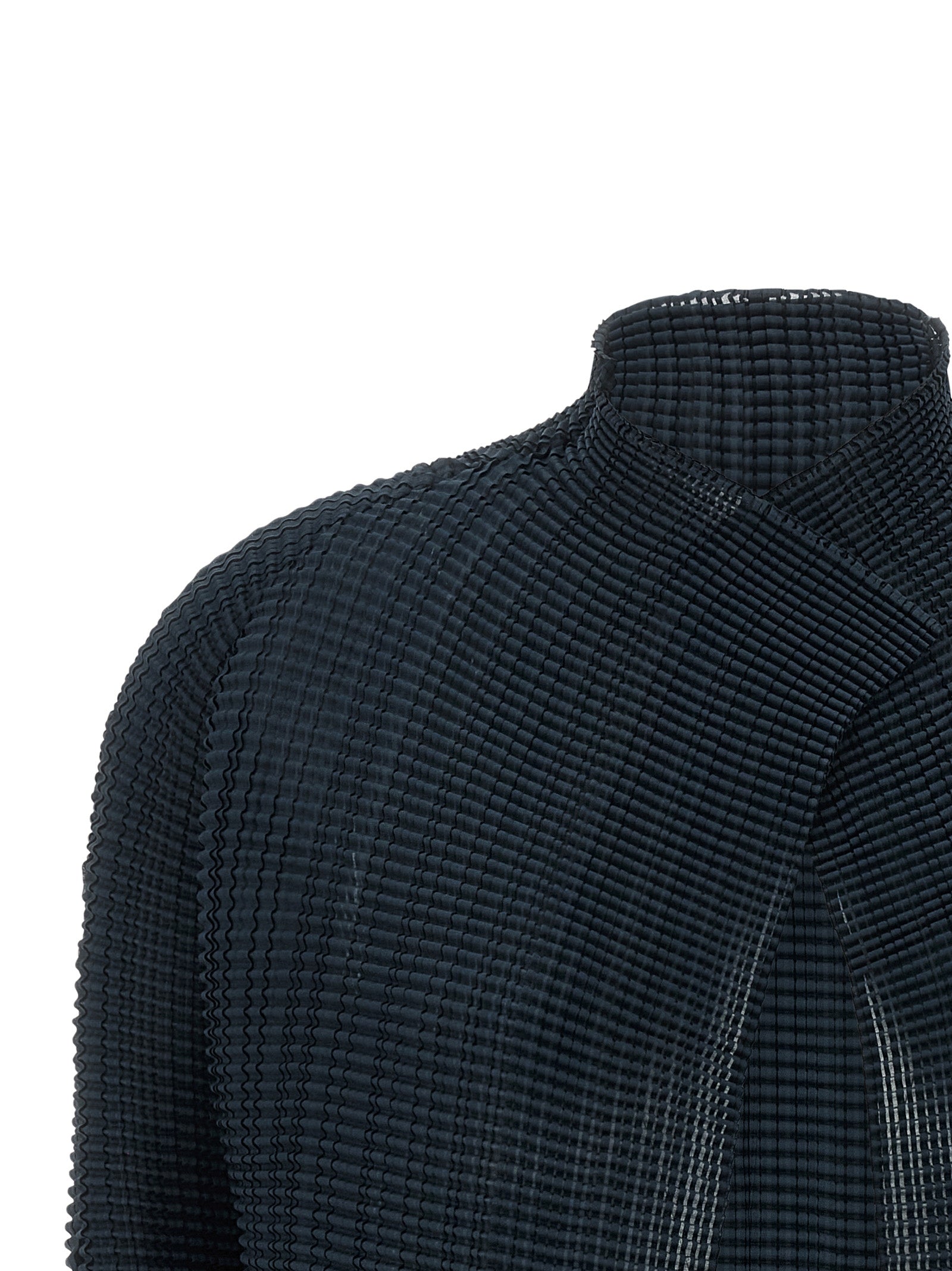 Blue Polyester Cardigan