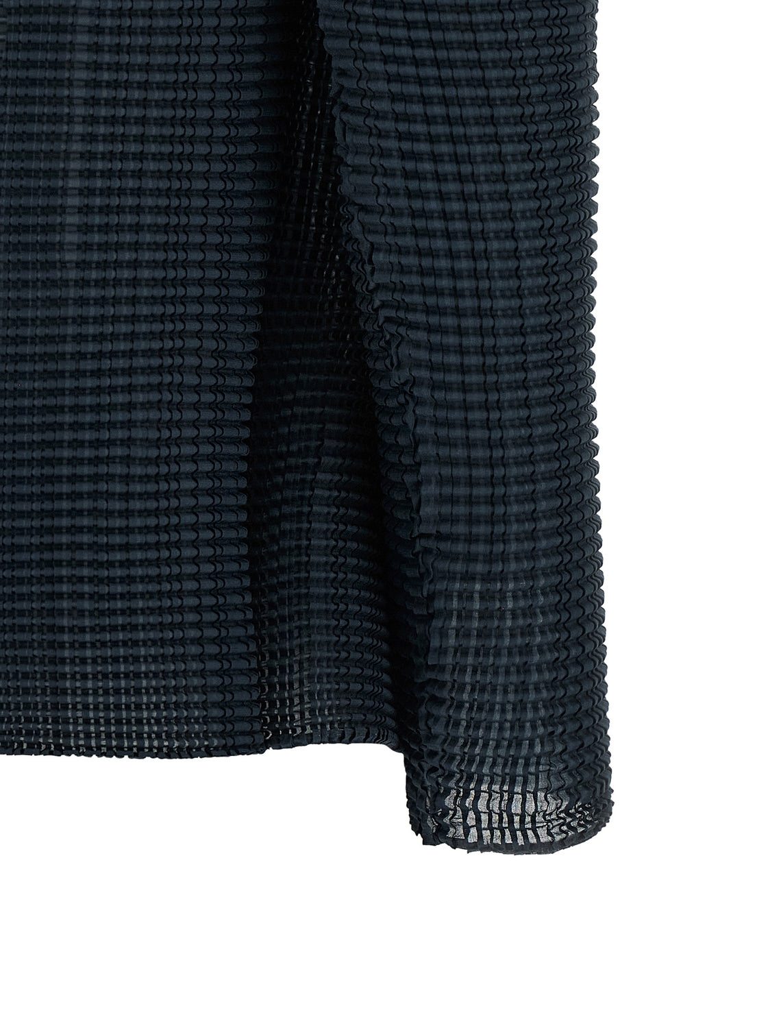 Blue Polyester Cardigan