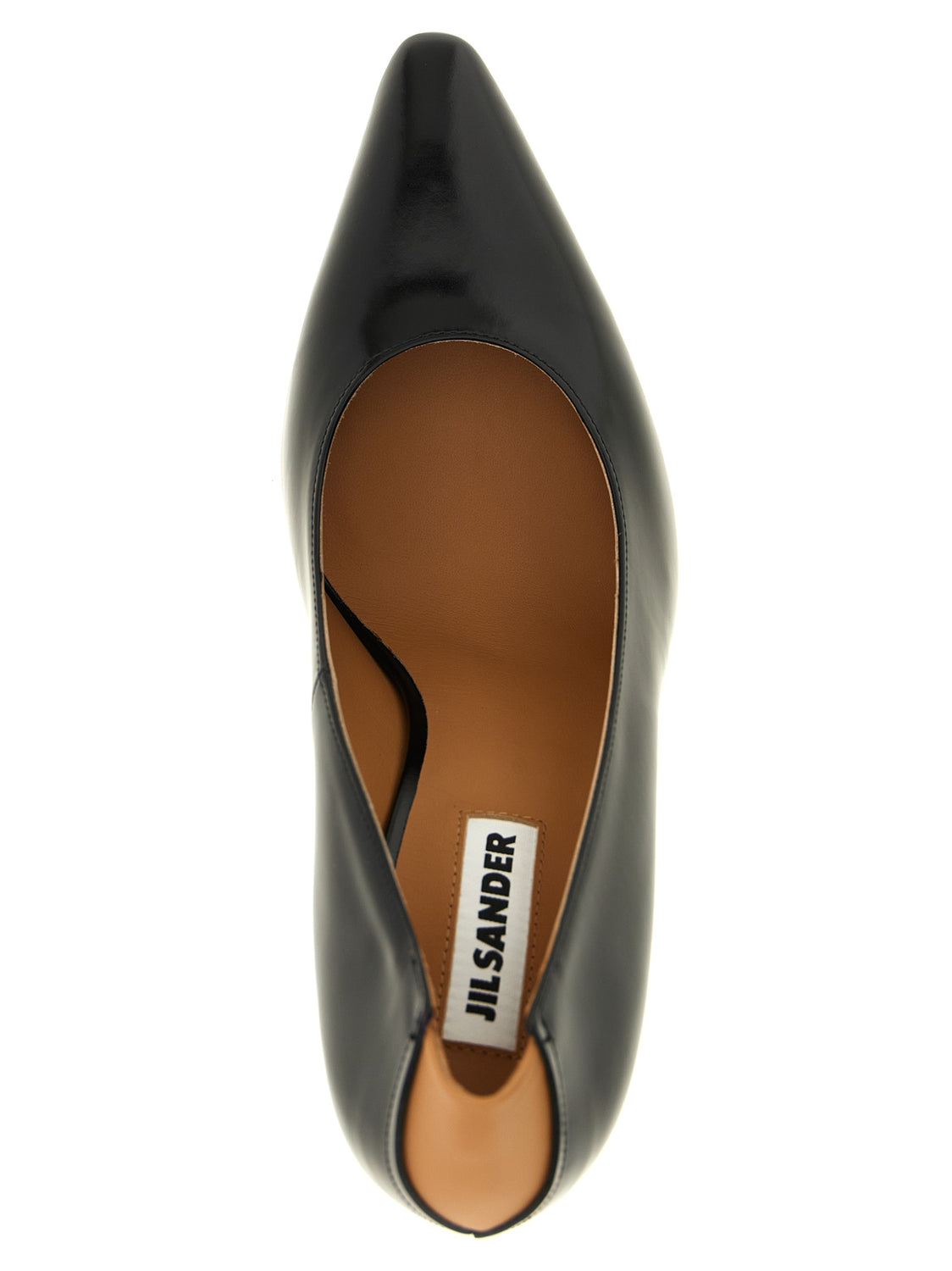 Black Calfskin High Heel Pumps