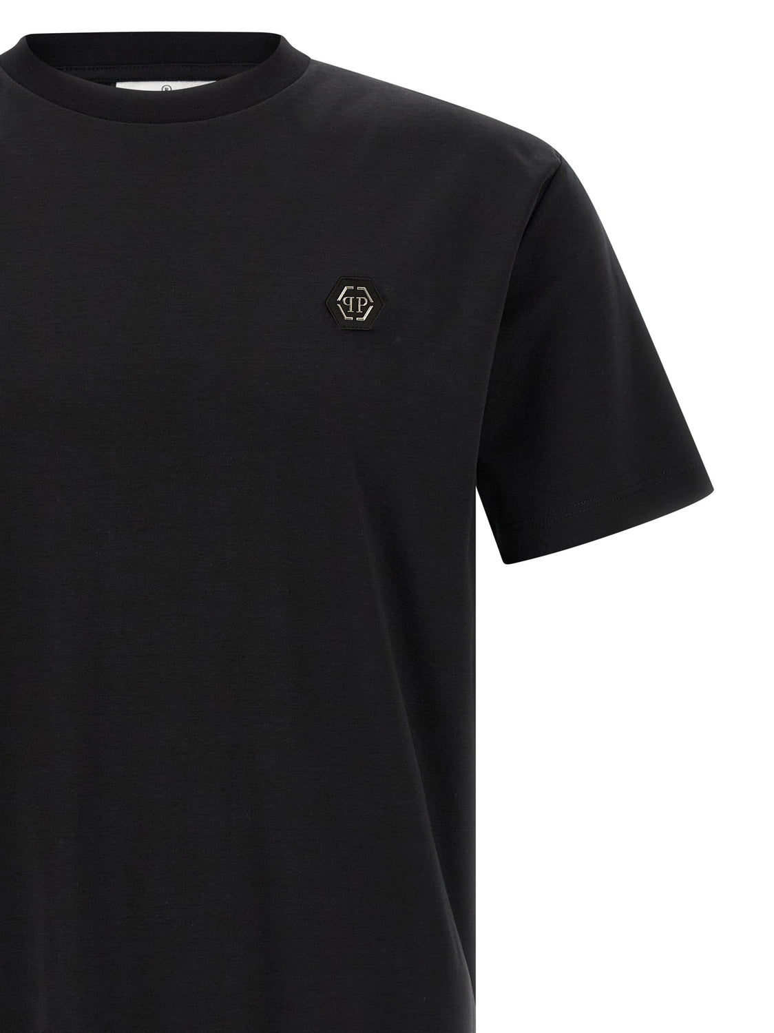 Black Cotton T-Shirt