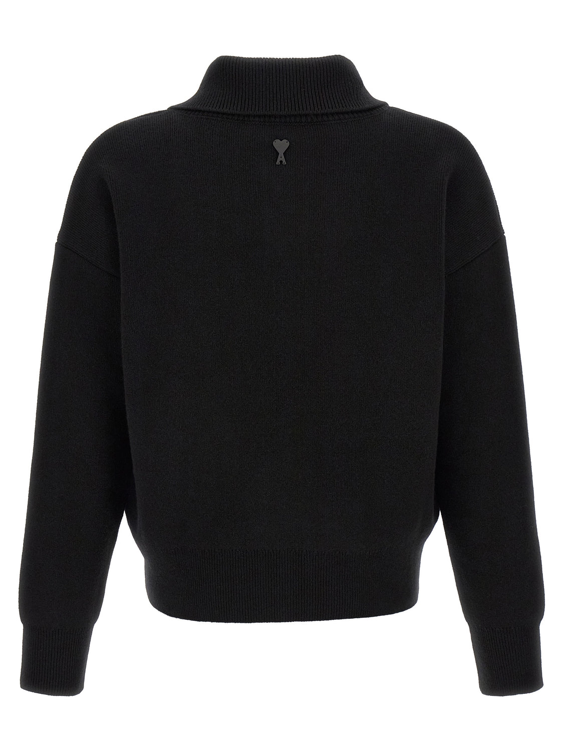 Black Wool Cardigan