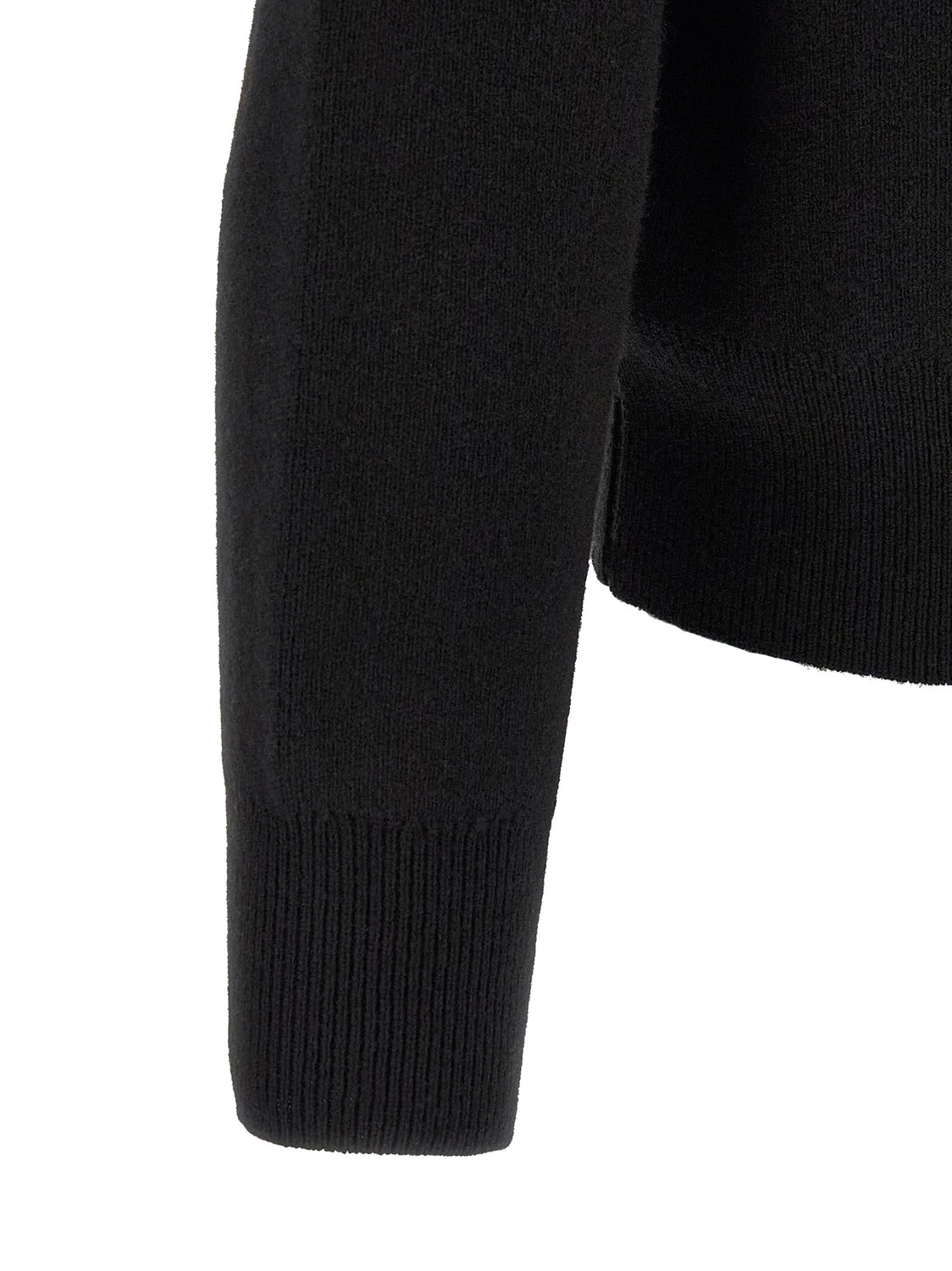 Black Wool Cardigan