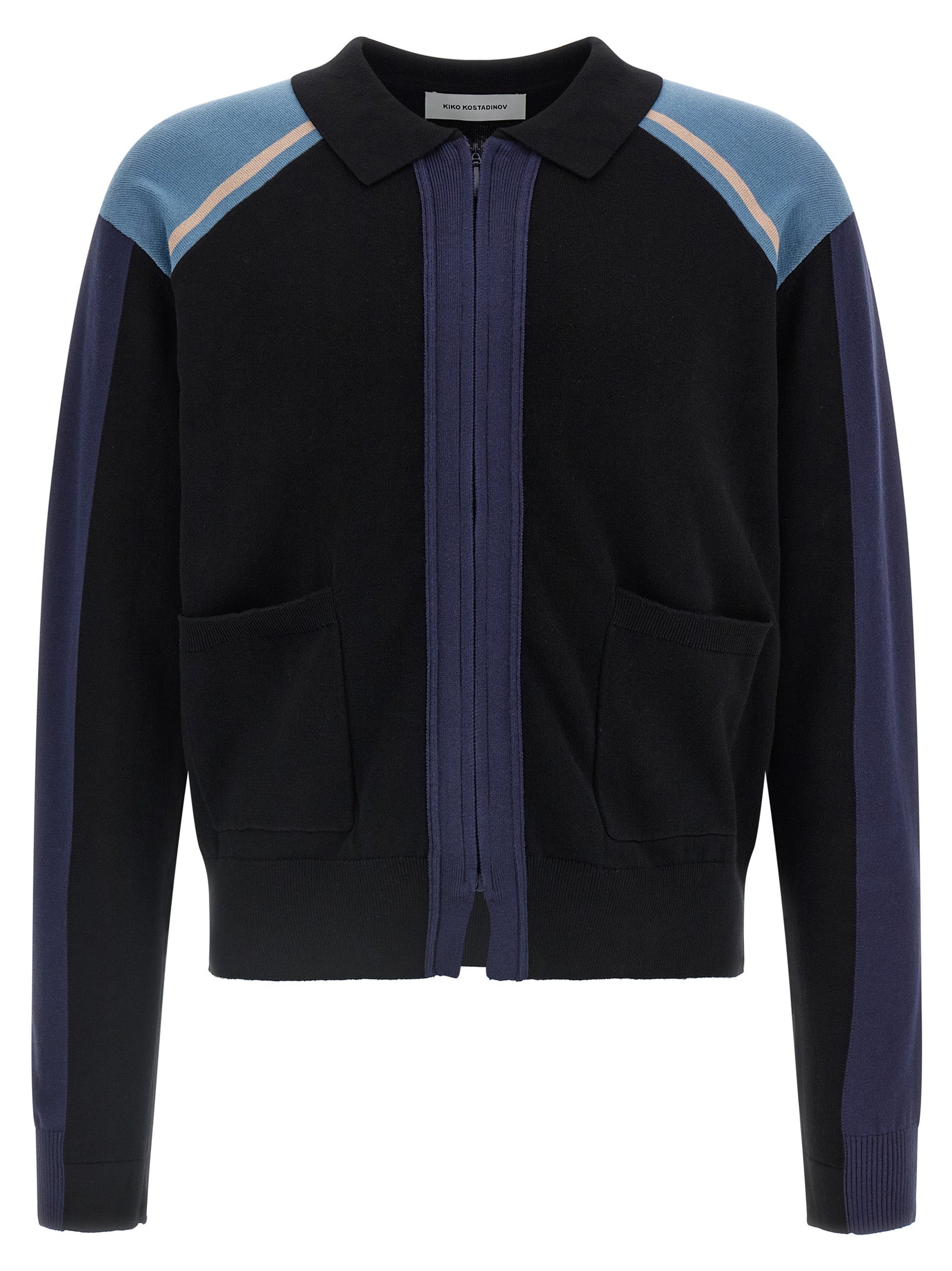 Blue Cotton Cardigan