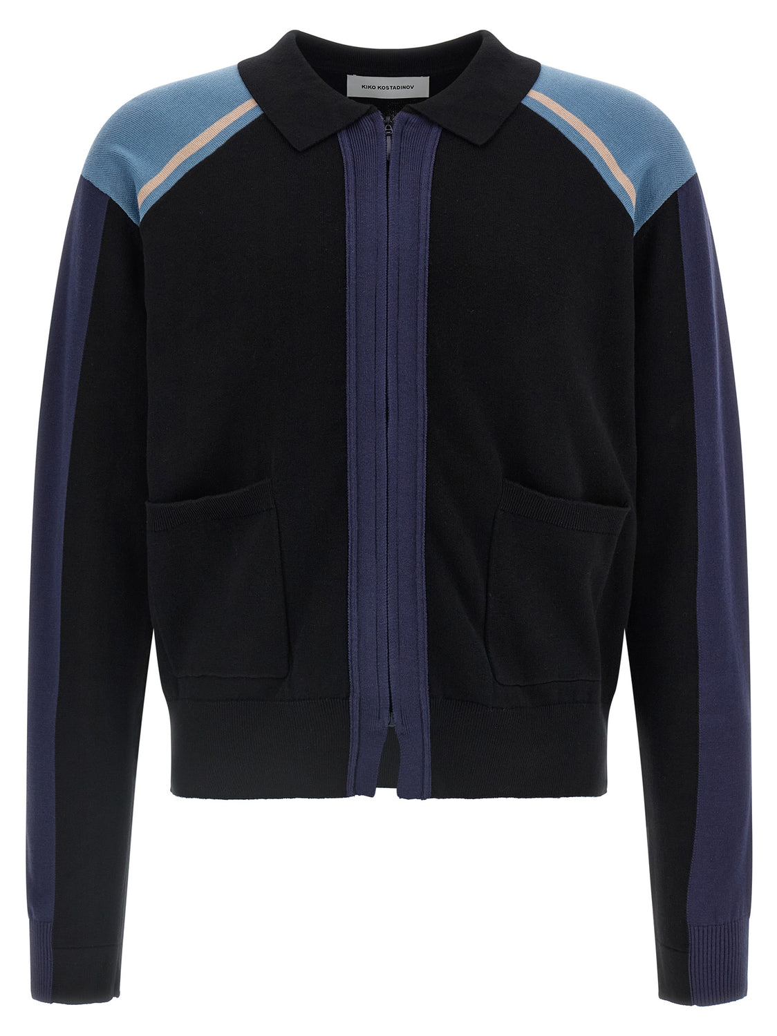 Blue Cotton Cardigan