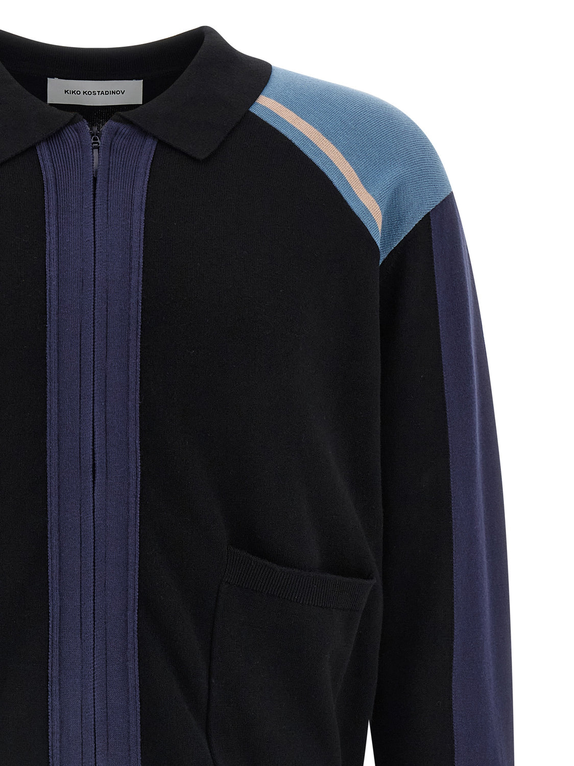Blue Cotton Cardigan