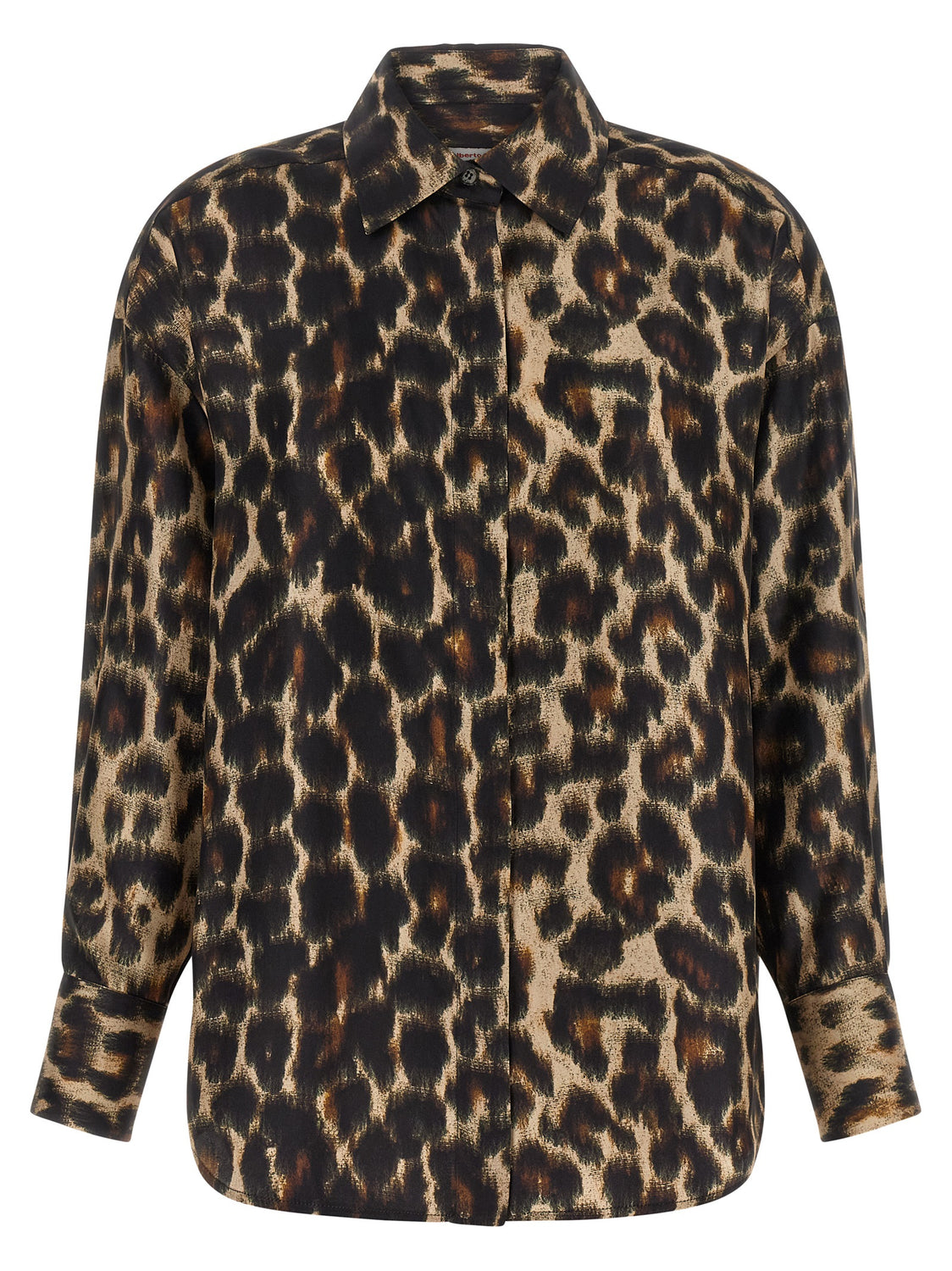 Brown Silk Blouse