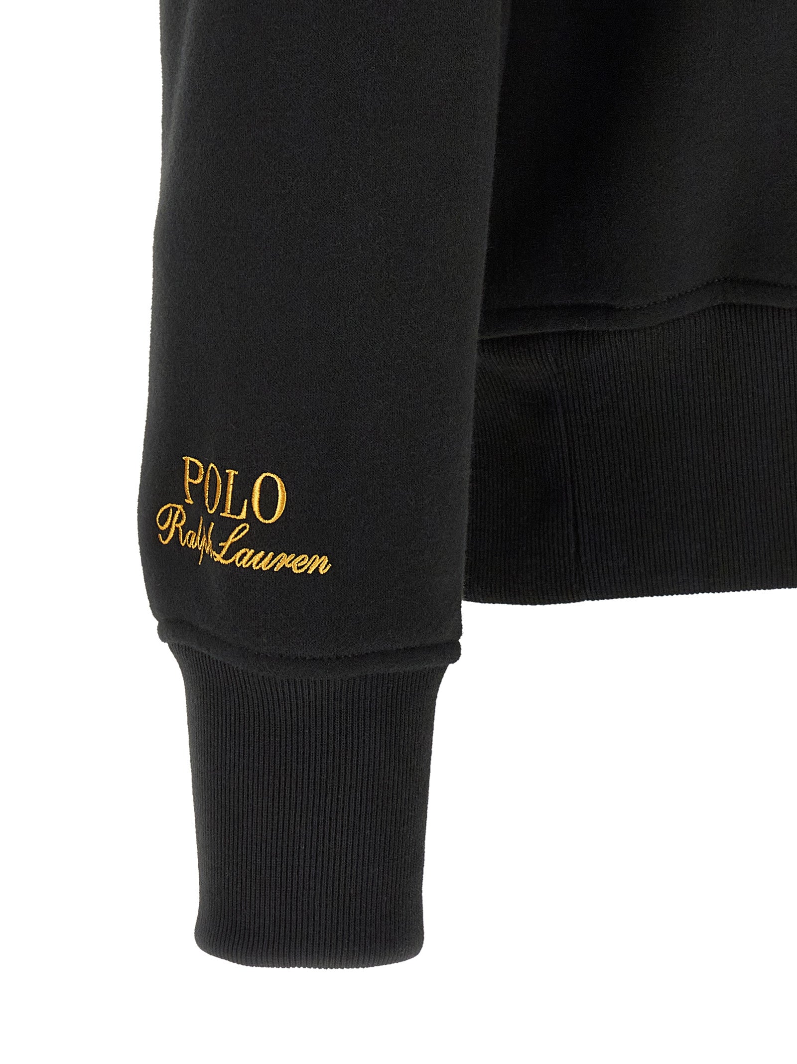 Black Cotton Polo Shirt