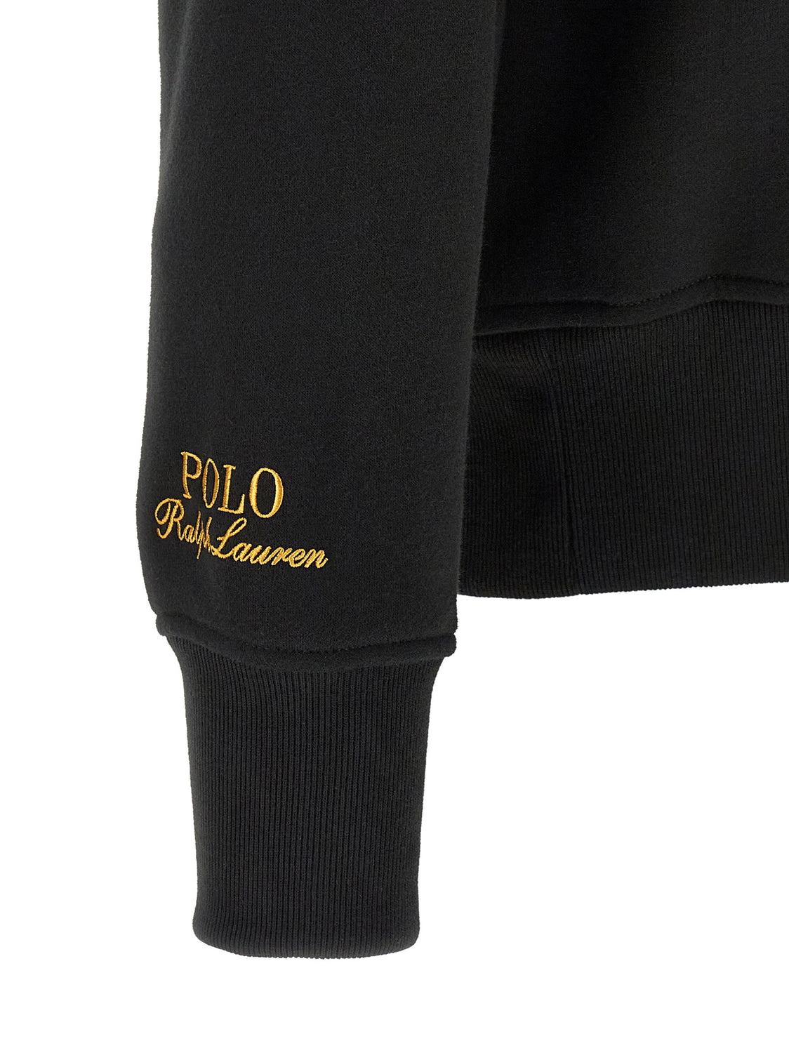 Black Cotton Polo Shirt