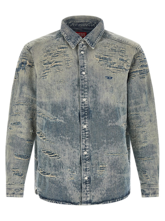Blue Cotton Blouse
